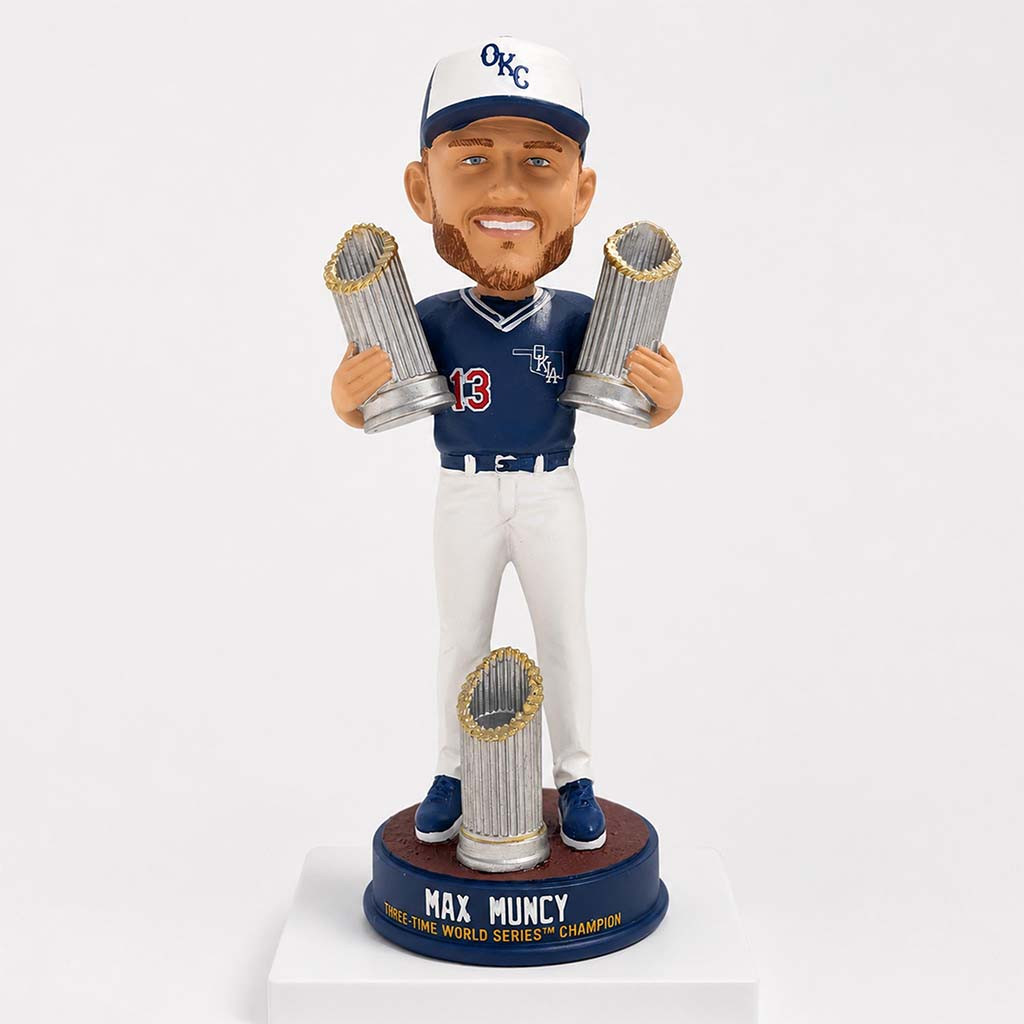 OKC Comets Max Muncy 3x WS Champ Funko Pop 2026 Oklahoma City Comets Merch Gifts For Fans