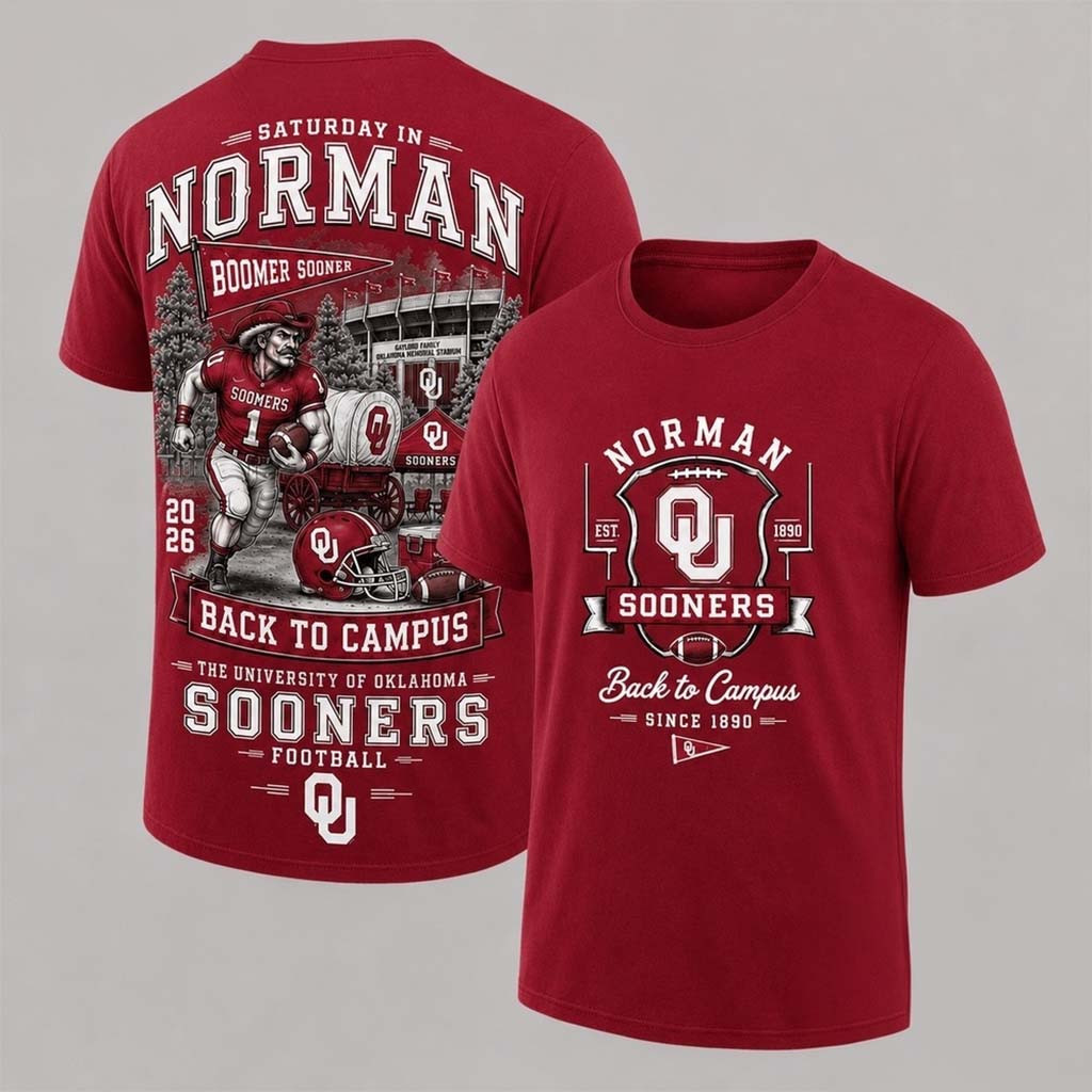 Oklahoma Sooners 2026 Back To Campus Shirt Oklahoma Sooners Merch Present For Game Day - Kdjoy Oklahoma Sooners 2026 Back To Campus Shirt Oklahoma Sooners Merch Present For Game Day - Kdjoy