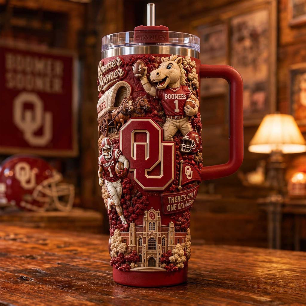 Oklahoma Sooners Merch 2026 There's Only One Oklahoma Tumbler Best Gift For Football Lovers - Kdjoy
