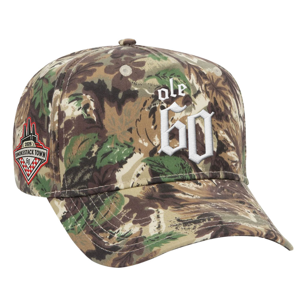 Ole 60 Merch 2026 Smokestack Town Camo Hat Embroidered Music Related Gifts For Guys - Kdjoy