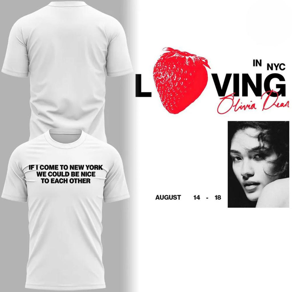 Olivia Dean The Art of Loving In NYC 2026 Concert T-Shirt Olivia Dean Merch Gifts For Fans - Kdjoy