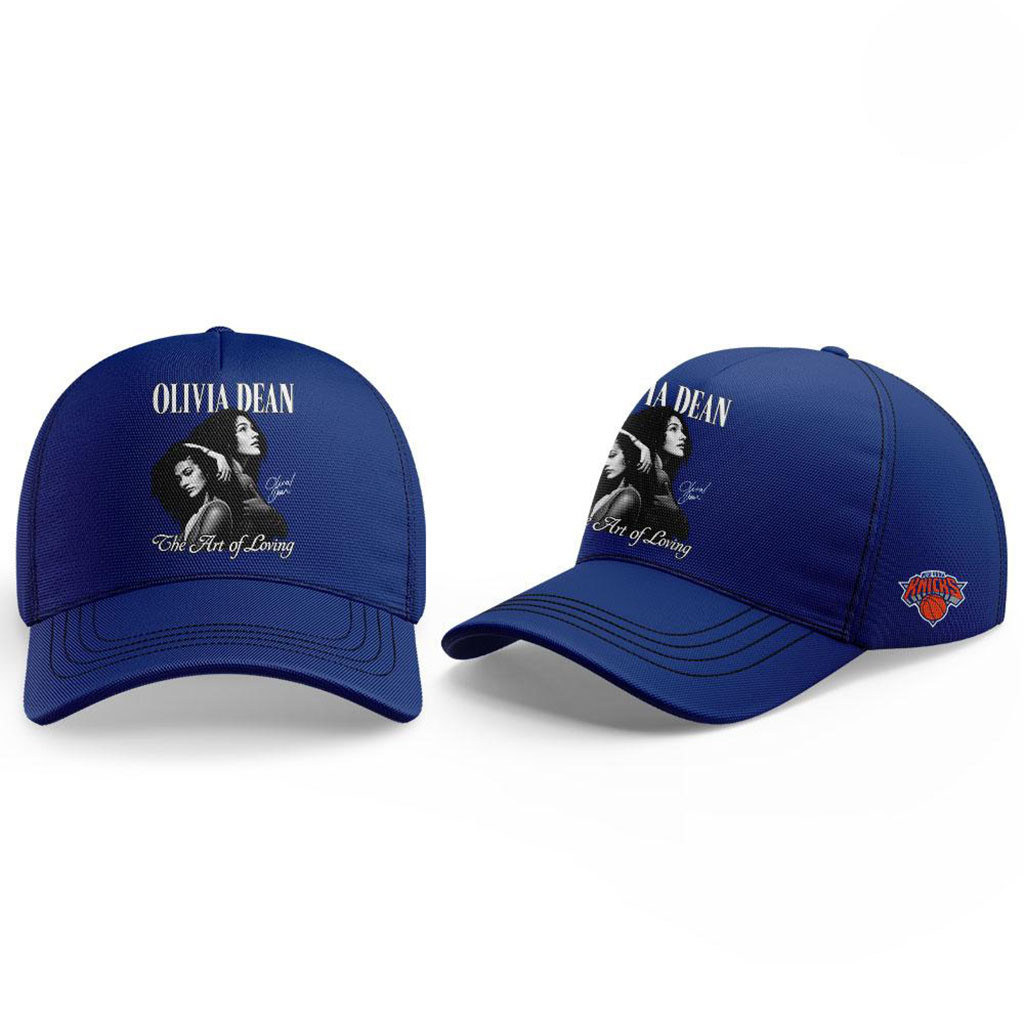 Olivia Dean x New York Knicks The Art of Loving Live 2026 Hat Olivia Dean Merch Gifts For Fan - Kdjoy