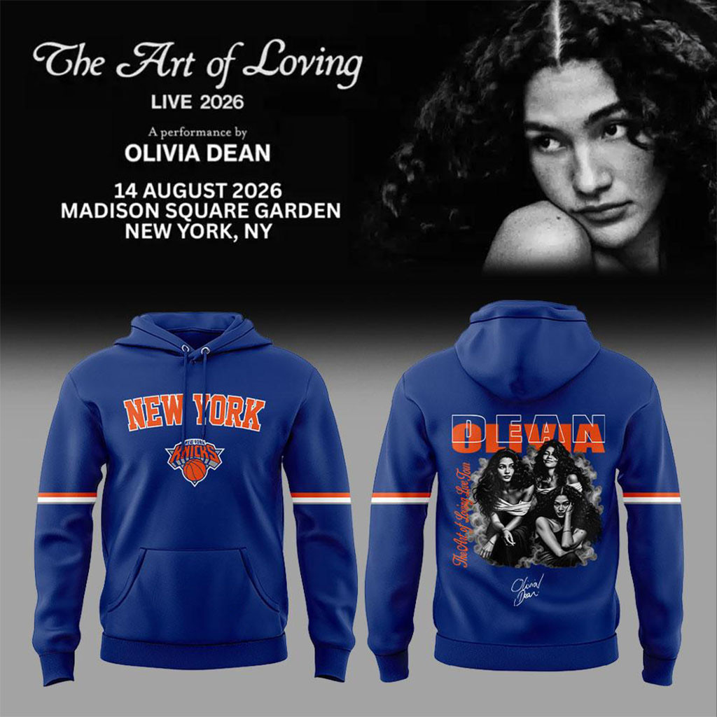 Olivia Dean x New York Knicks The Art of Loving Live 2026 Hoodie Olivia Dean Merch Fans Gifts - Kdjoy