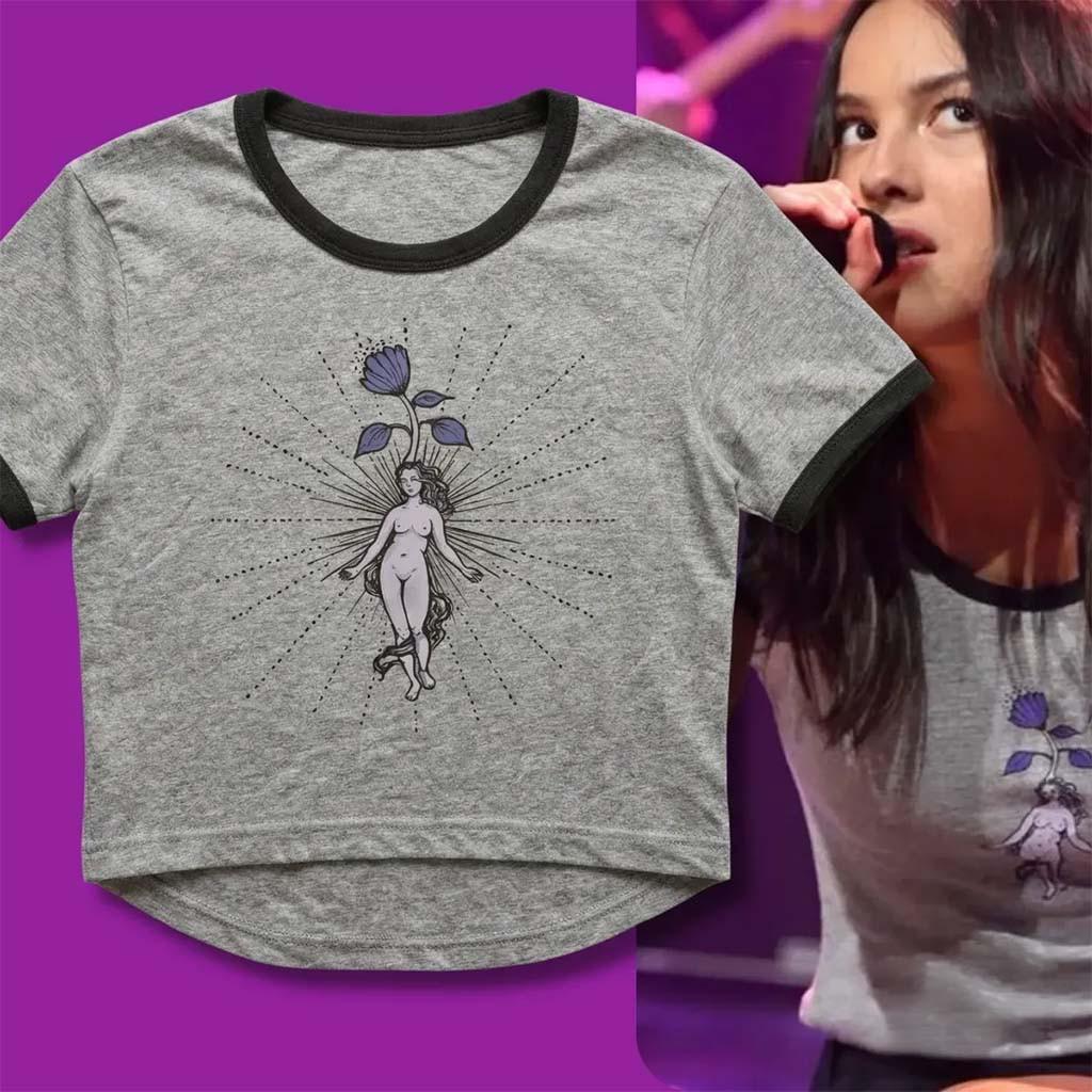 Olivia Rodrigo Lilith Fair Baby T-Shirt During Her 2026 Taping For Austin City Merch Her Gifts - Kdjoy Olivia Rodrigo Lilith Fair Baby T-Shirt During Her 2026 Taping For Austin City Merch Her Gifts - Kdjoy