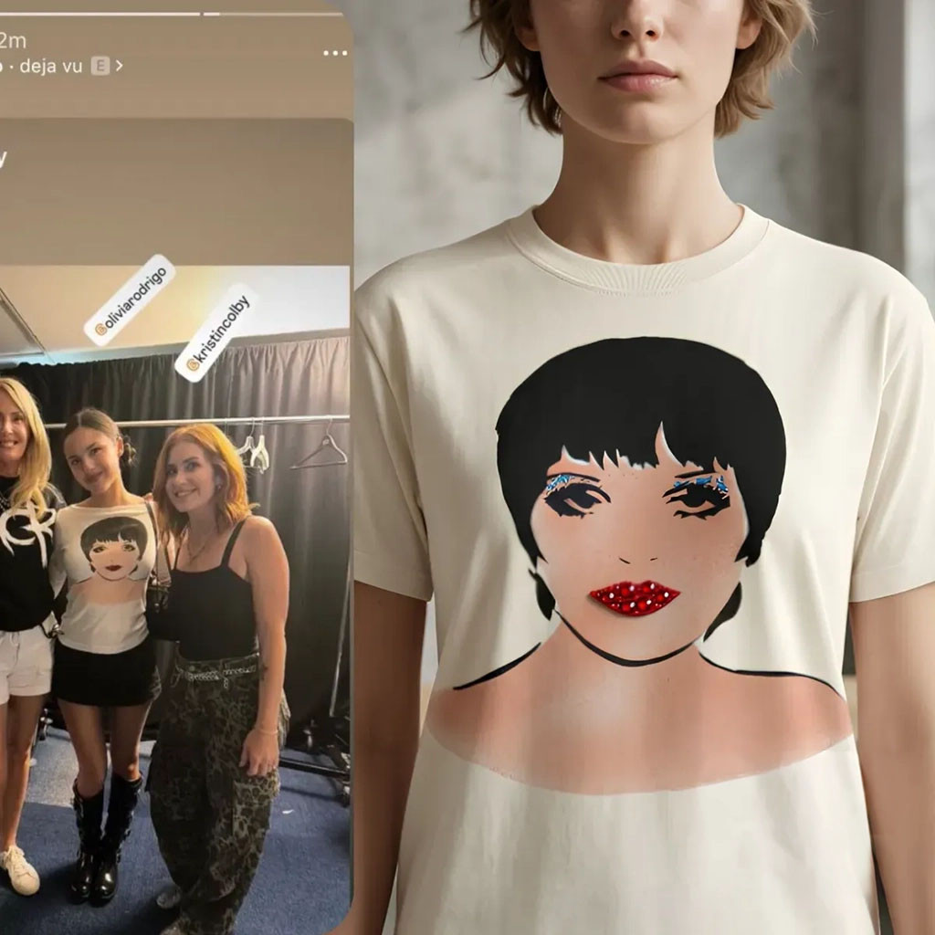 Olivia Rodrigo Liza Minnelli Shirt In MCR The Black Parade Tour New York August 2026 T-Shirt - Kdjoy