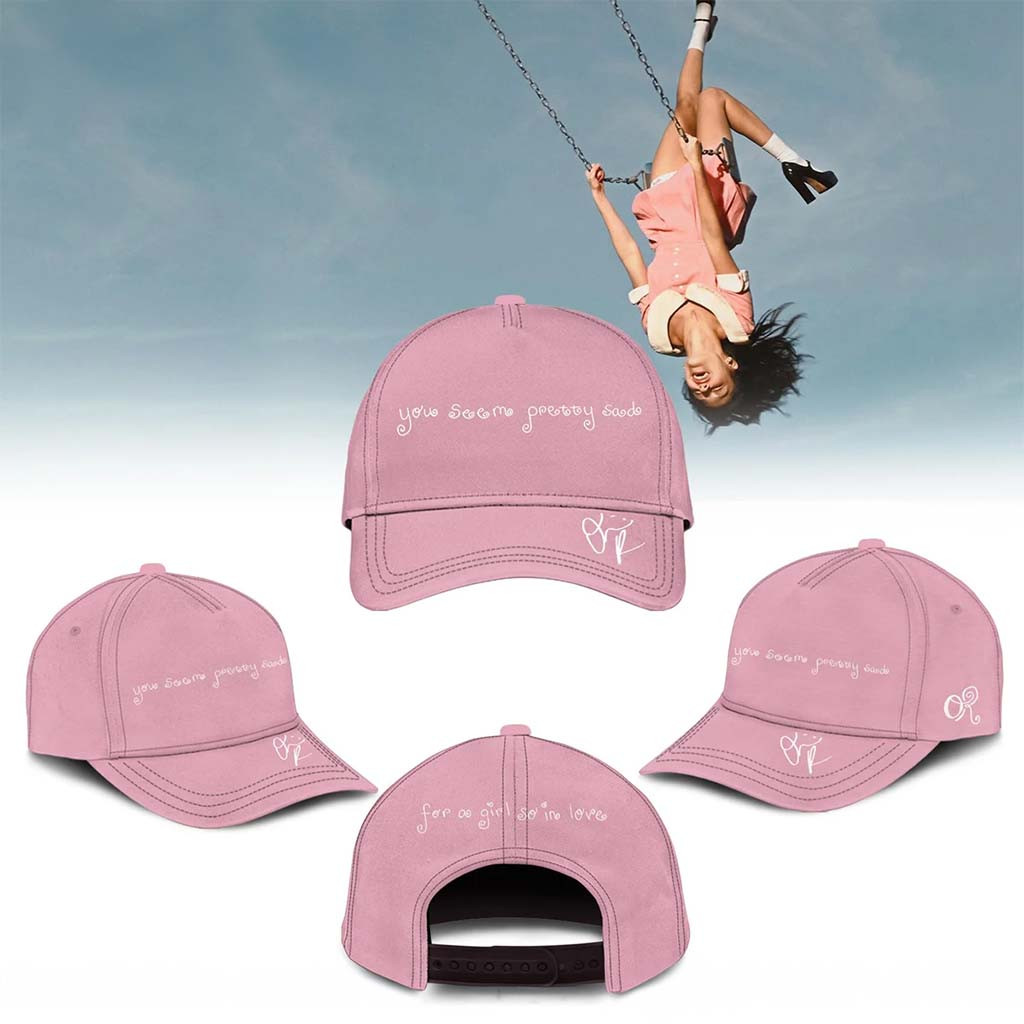 Olivia Rodrigo Merch 2026 You Seem Pretty Sad For A Girl So In Love Hat Pink Gifts For Sister - Kdjoy Olivia Rodrigo Merch 2026 You Seem Pretty Sad For A Girl So In Love Hat Pink Gifts For Sister - Kdjoy