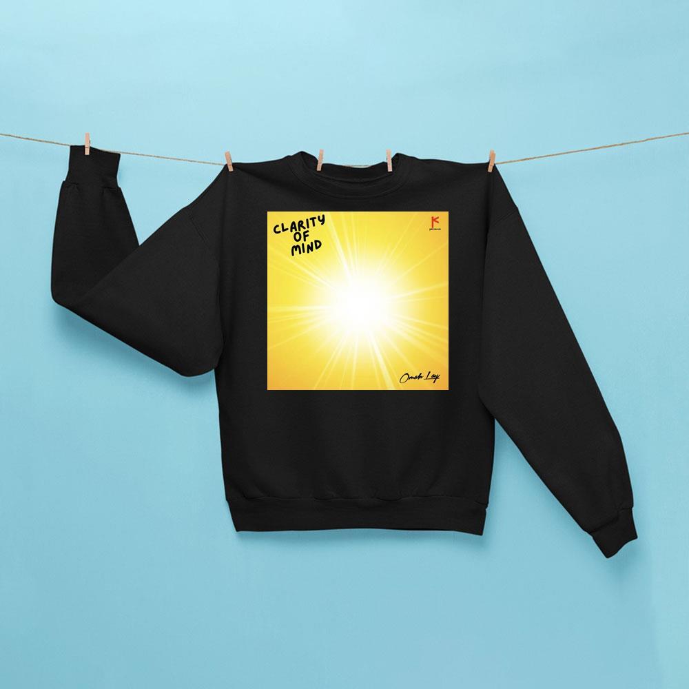 Omah Lay Clarity Of Mind Sweatshirt Black Omah Lay Merch Music Related Gifts For Guys - Kdjoy Omah Lay Clarity Of Mind Sweatshirt Black Omah Lay Merch Music Related Gifts For Guys - Kdjoy