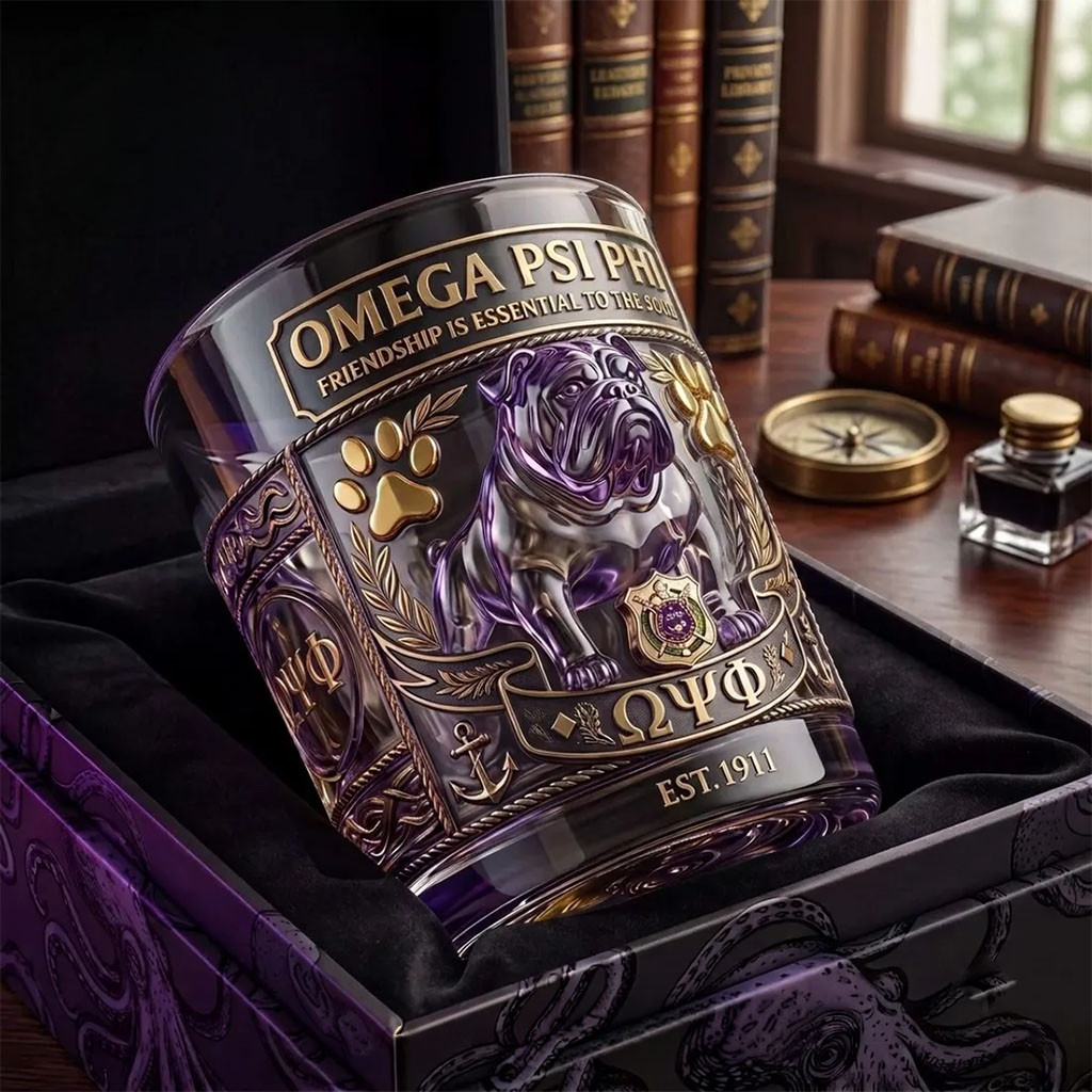 Omega Psi Phi Bulldog Glass Friendship Is Essential To The Soul Glass OPP Fraternity Merch - Kdjoy Omega Psi Phi Bulldog Glass Friendship Is Essential To The Soul Glass OPP Fraternity Merch - Kdjoy