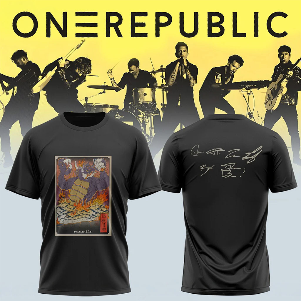 OneRepublic Merch 2026 Invincible Kaiju T-Shirt Best Gift For Band Fans - Kdjoy OneRepublic Merch 2026 Invincible Kaiju T-Shirt Best Gift For Band Fans - Kdjoy