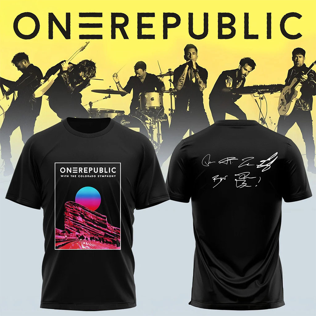 OneRepublic Merch 2026 OneRepublic With The Colorado Symphony Shirt Gift For Band Fans - Kdjoy