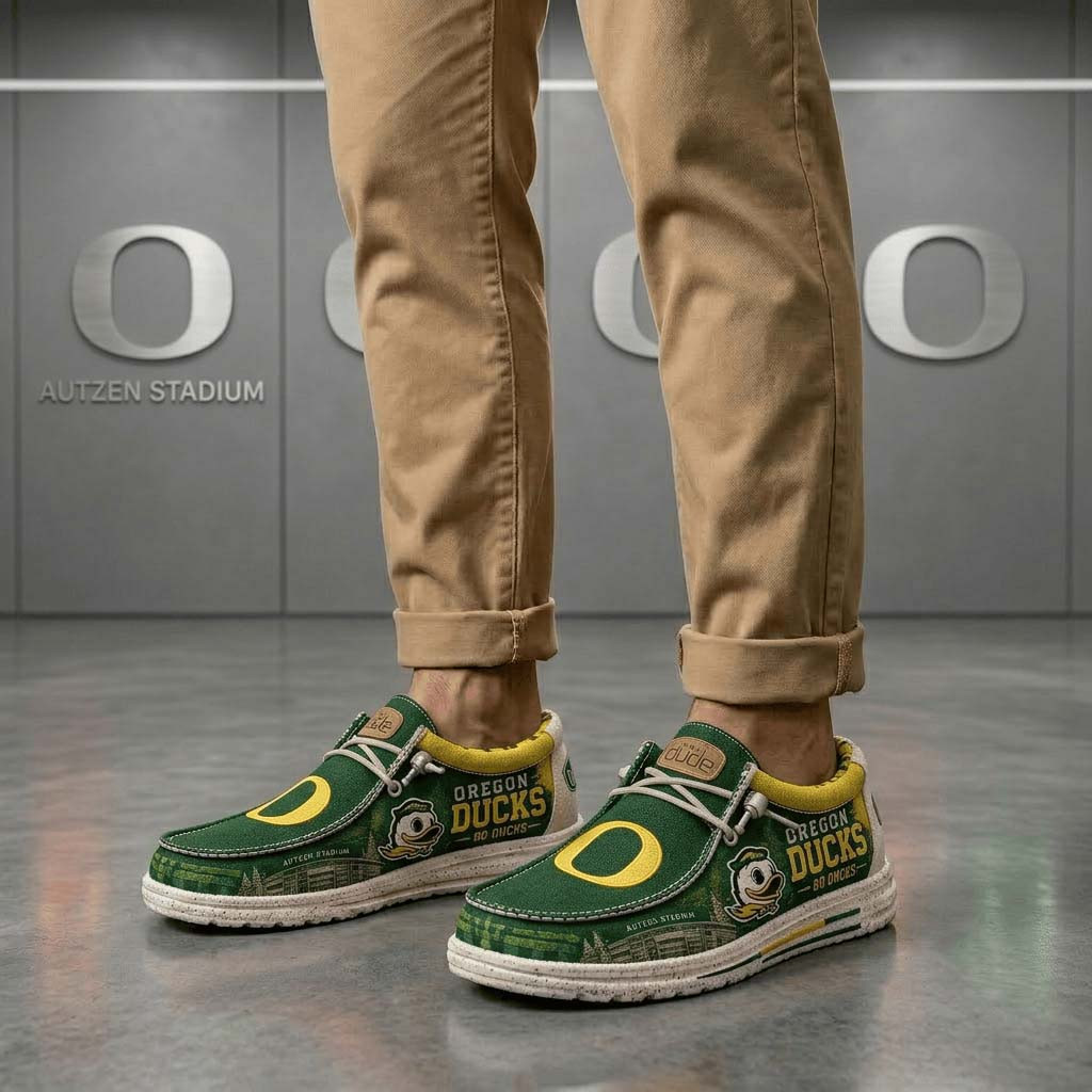 Oregon Ducks Autzen Stadium Shoes Oregon Ducks Merch Best Gift For Football Lovers - Kdjoy