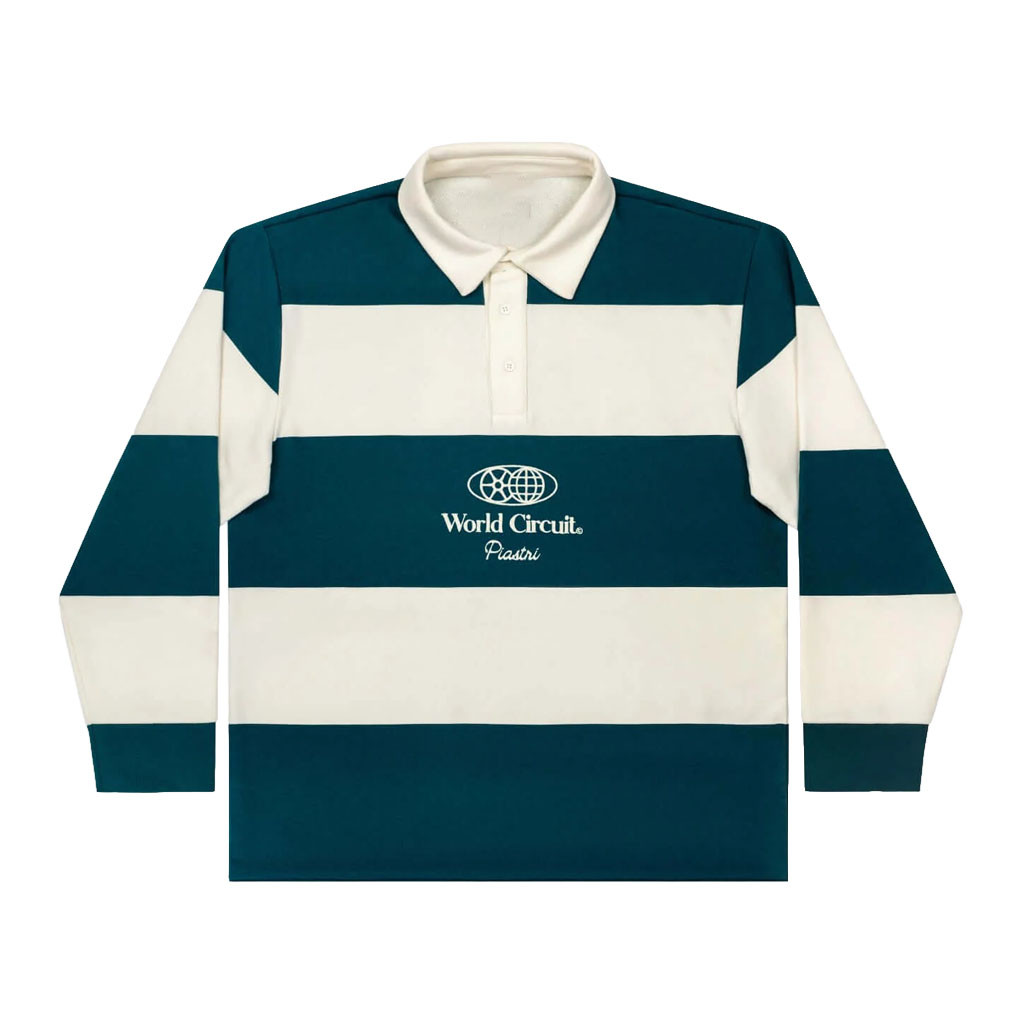 Oscar Piastri Merch 2026 World Circuit Long Sleeve Polo Shirt Gift Ideas For F1 Fan - Kdjoy