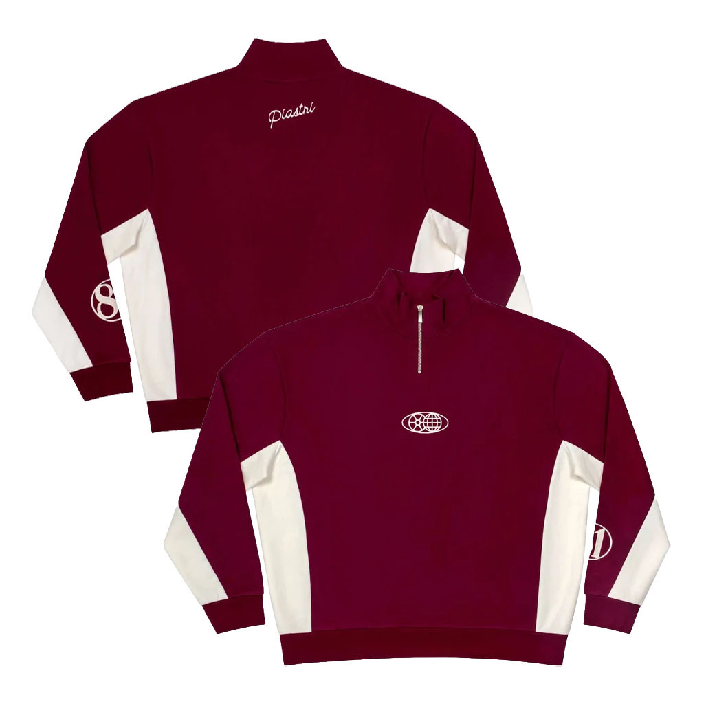 Oscar Piastri Merch 2026 World Circuit Quarter Zip Shirt Birthday Ideas For Husband - Kdjoy