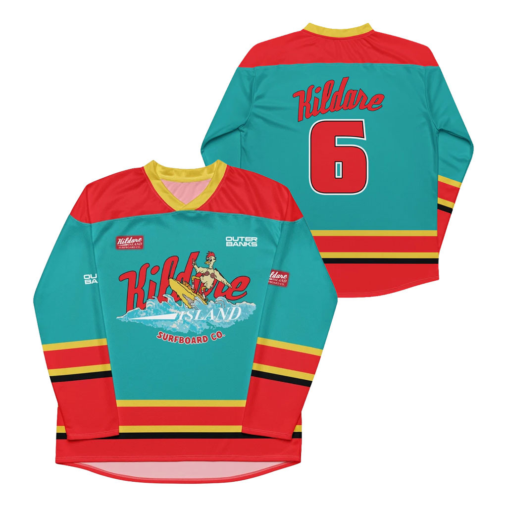 Outer Banks Merch 2026 Kildare Island Surfboard Co Hockey Jersey Unique Gifts For Husband - Kdjoy