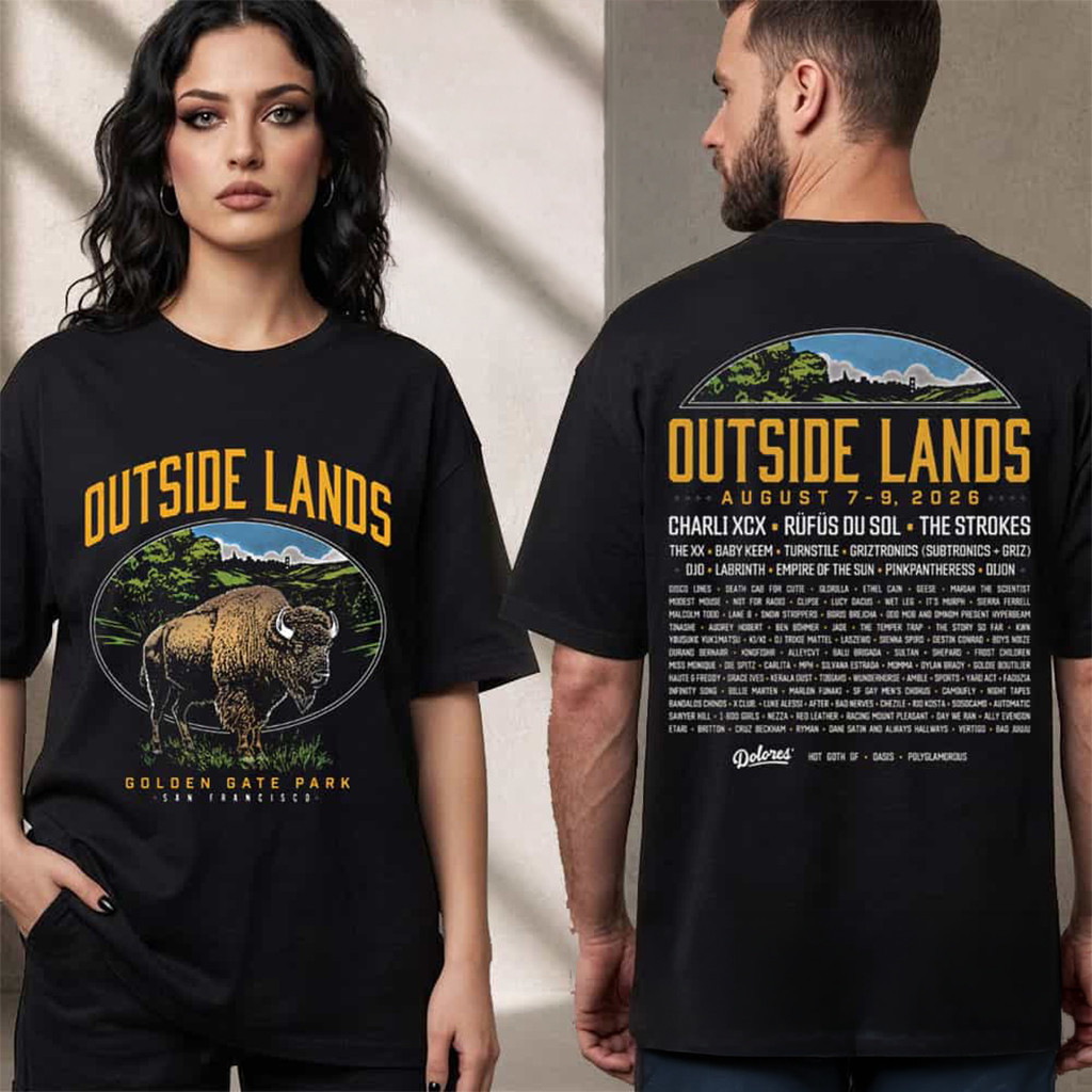 Outside Lands 2026 Festival T-Shirt Outside Lands Merch Collectible Gifts For Fans - Kdjoy