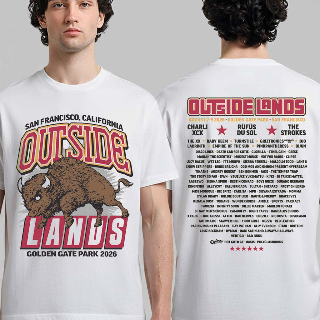 Outside Lands 2026 Festival T-Shirt Outside Lands Merch Fun Gifts For Fans - Kdjoy