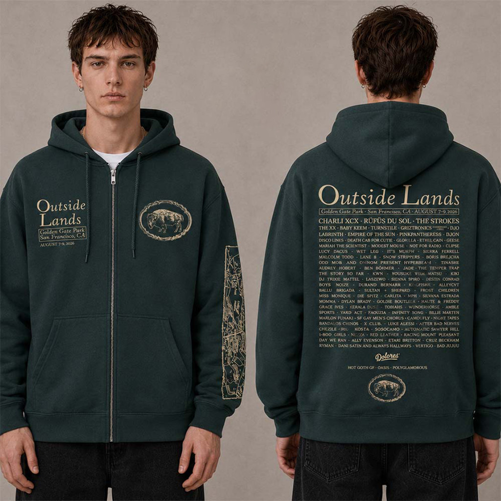 Outside Lands 2026 Festival Zip Hoodie Outside Lands Merch Gifts For Fans - Kdjoy Outside Lands 2026 Festival Zip Hoodie Outside Lands Merch Gifts For Fans - Kdjoy