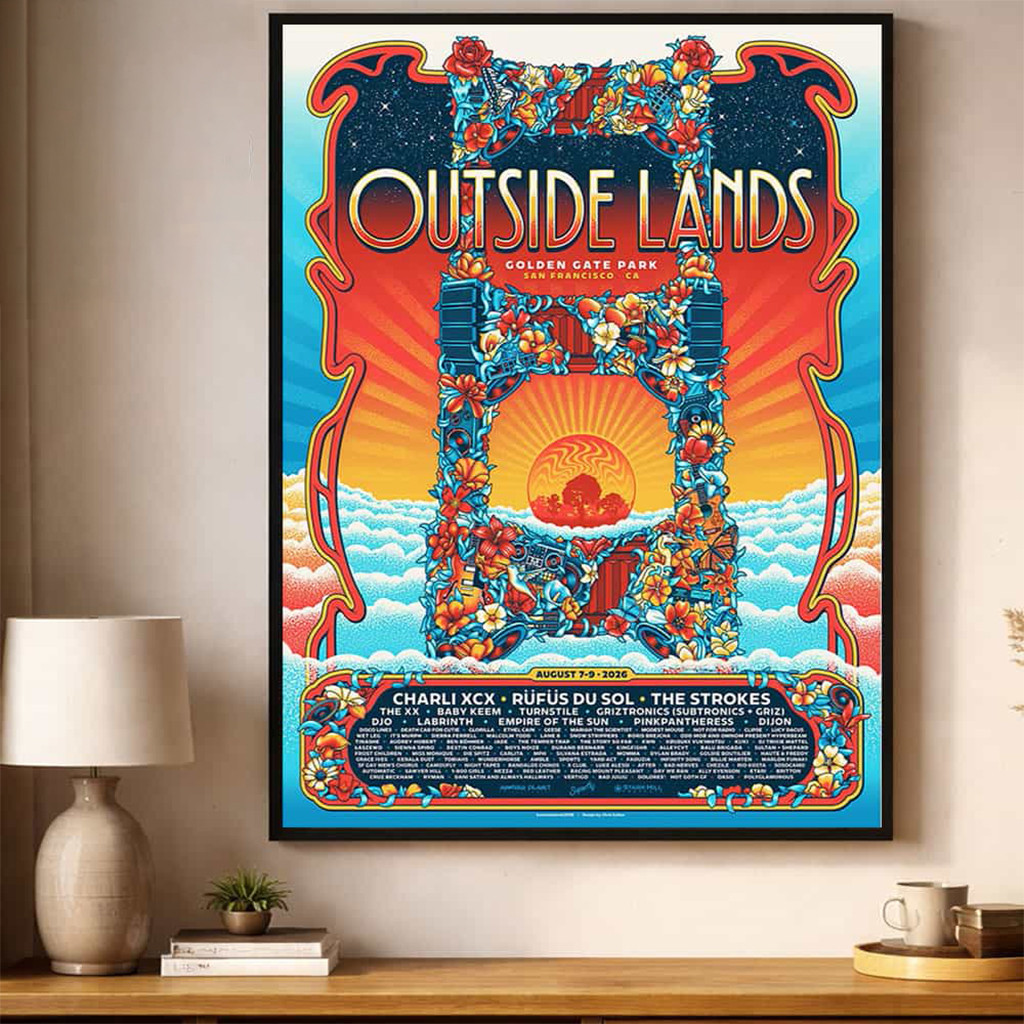 Outside Lands 2026 Golden Gate Park In San Francisco Poster Outside Lands Merch Present Ideas - Kdjoy