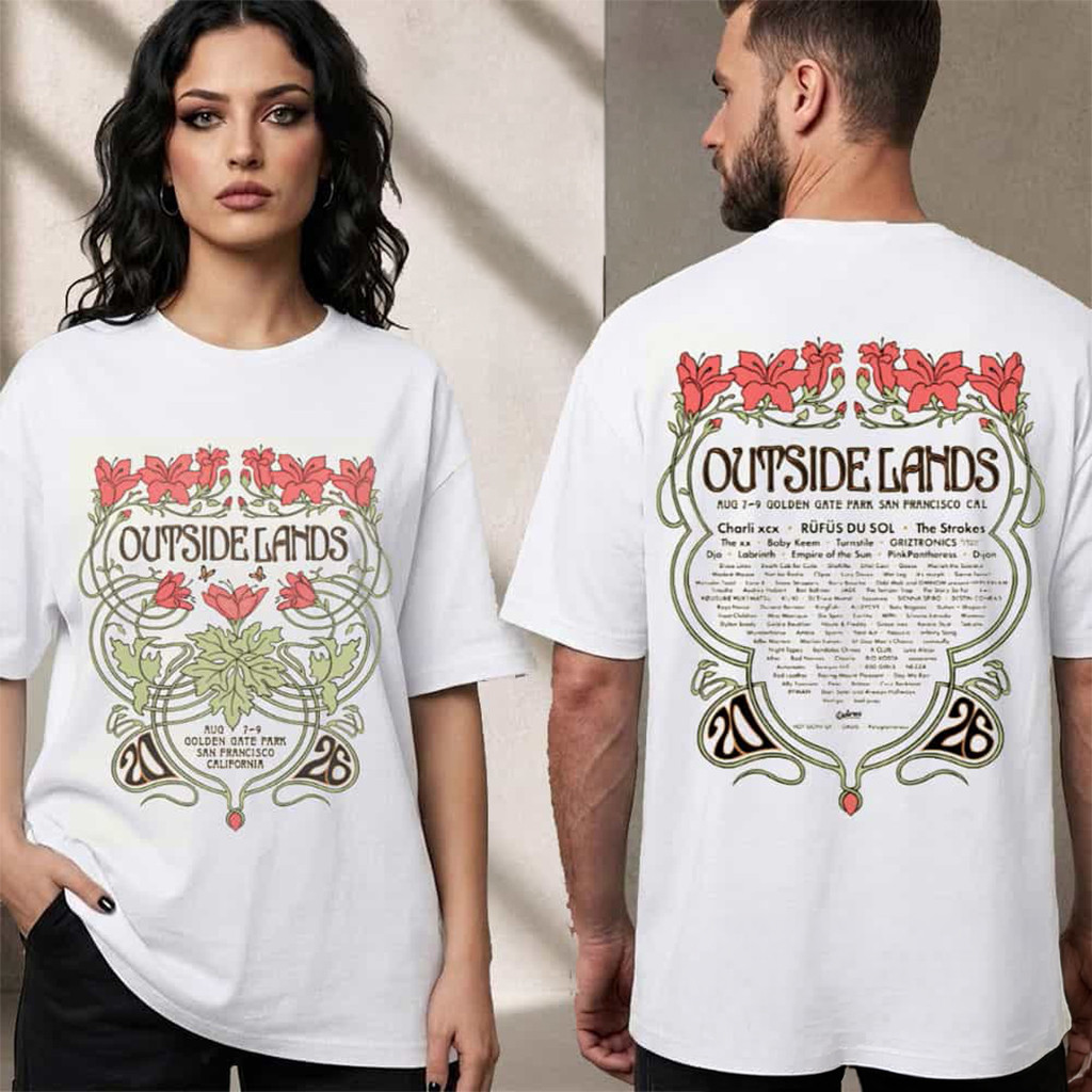 Outside Lands 2026 Golden Gate Park In San Francisco T-Shirt Outside Lands Merch Present - Kdjoy