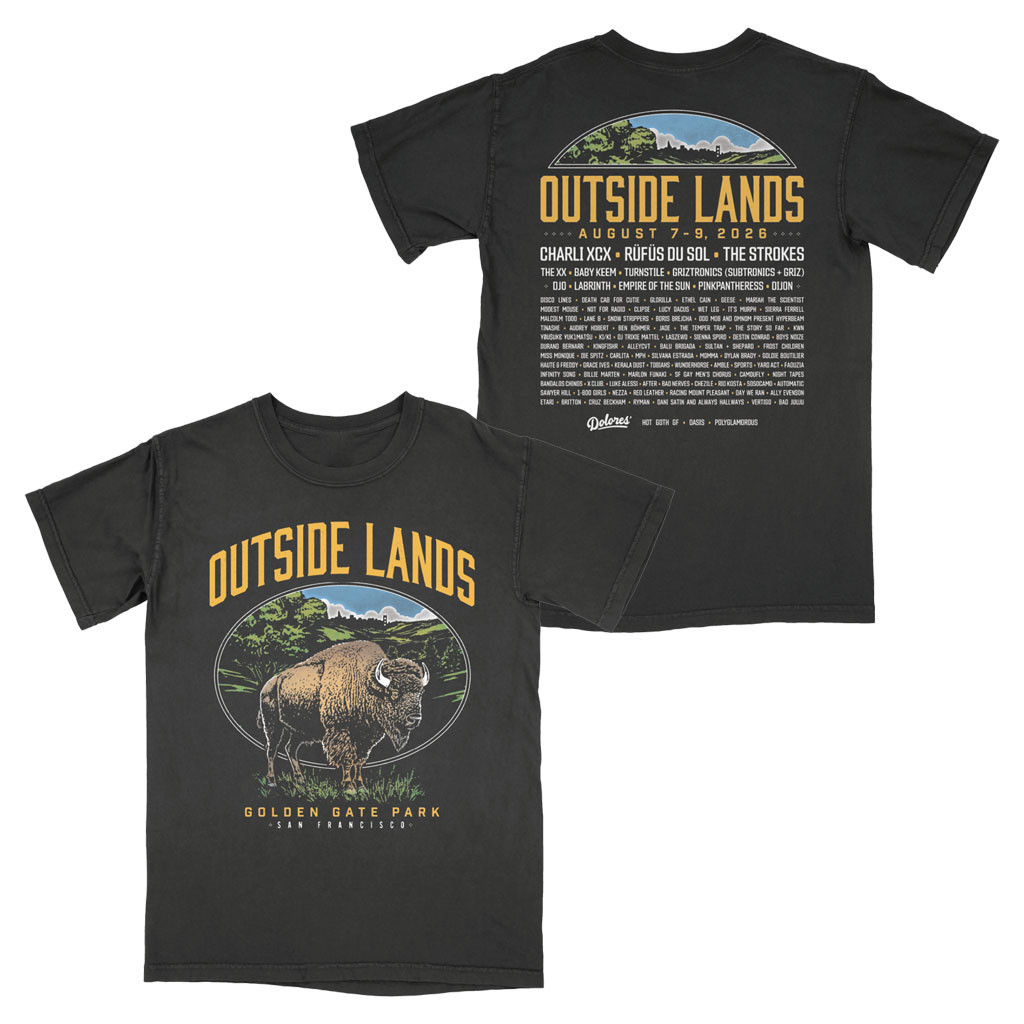 Outside Lands Merch 2026 Bison Event T-Shirt Outside Lands SF Shirt Gift For Music Lovers - Kdjoy
