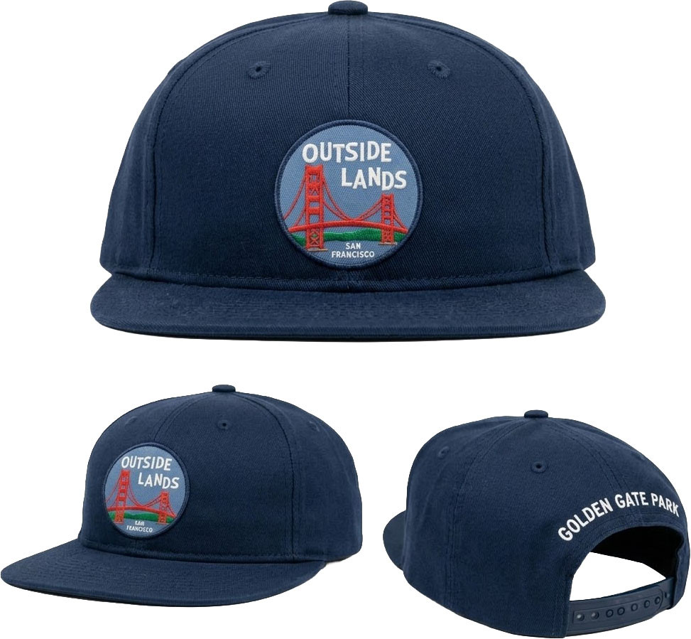 Outside Lands Merch 2026 Bridge Patch Snapback Hat Outside Lands SF Hat Gift For Music Fans - Kdjoy Outside Lands Merch 2026 Bridge Patch Snapback Hat Outside Lands SF Hat Gift For Music Fans - Kdjoy