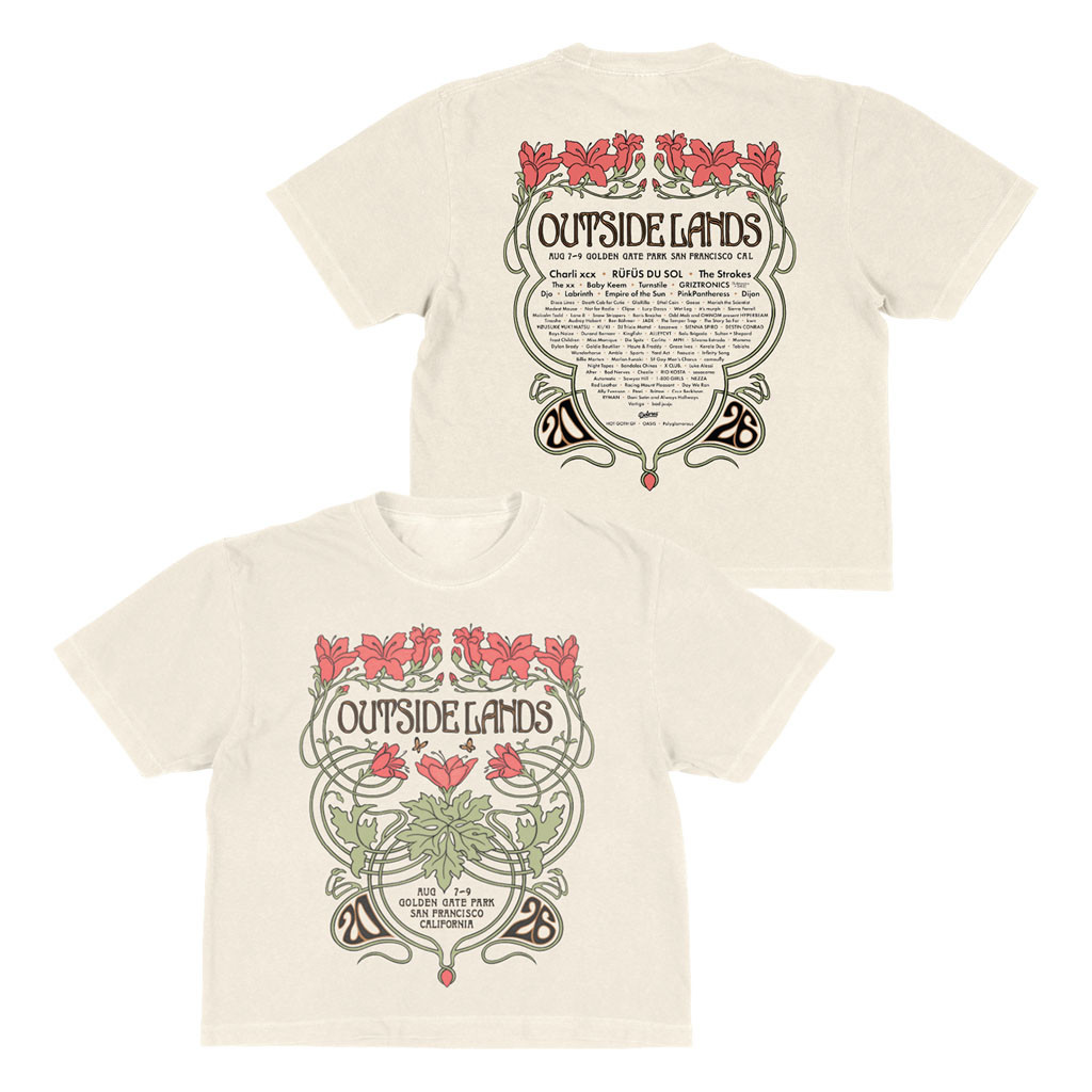 Outside Lands Merch 2026 Floral Event T-Shirt Outside Lands Lineup Shirt Music Festival Merch - Kdjoy Outside Lands Merch 2026 Floral Event T-Shirt Outside Lands Lineup Shirt Music Festival Merch - Kdjoy