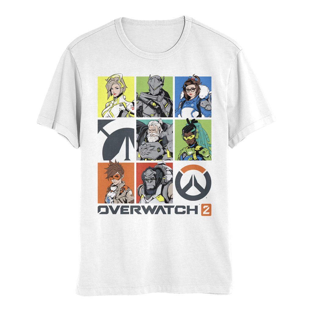 Overwatch Merch 2026 Overwatch Video Game Characters T-Shirt White Gift For Gamers - Kdjoy