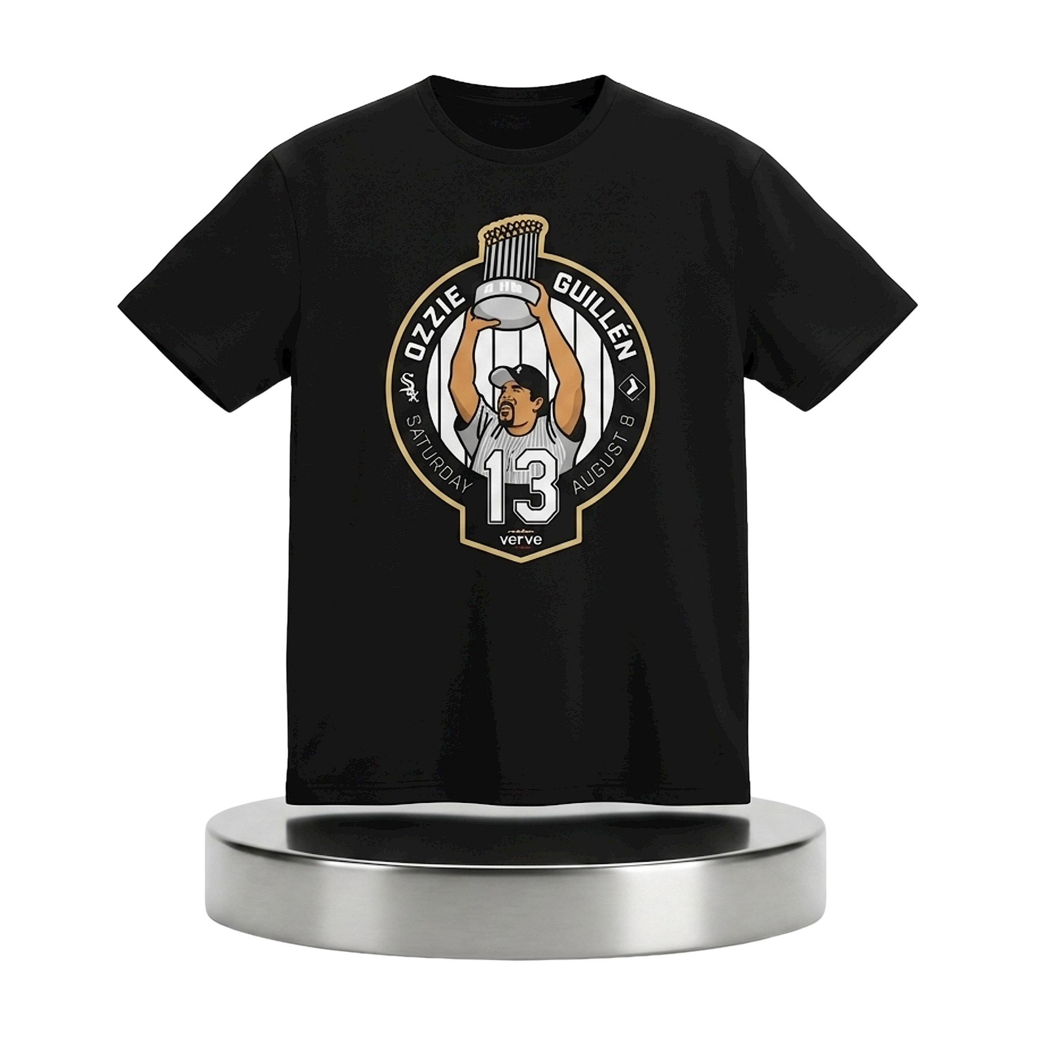 Ozzie Guillen White Sox Saturday August 8 Shirt #13 Ozzie Guillen Merch Gift For Baseball Fans - Kdjoy