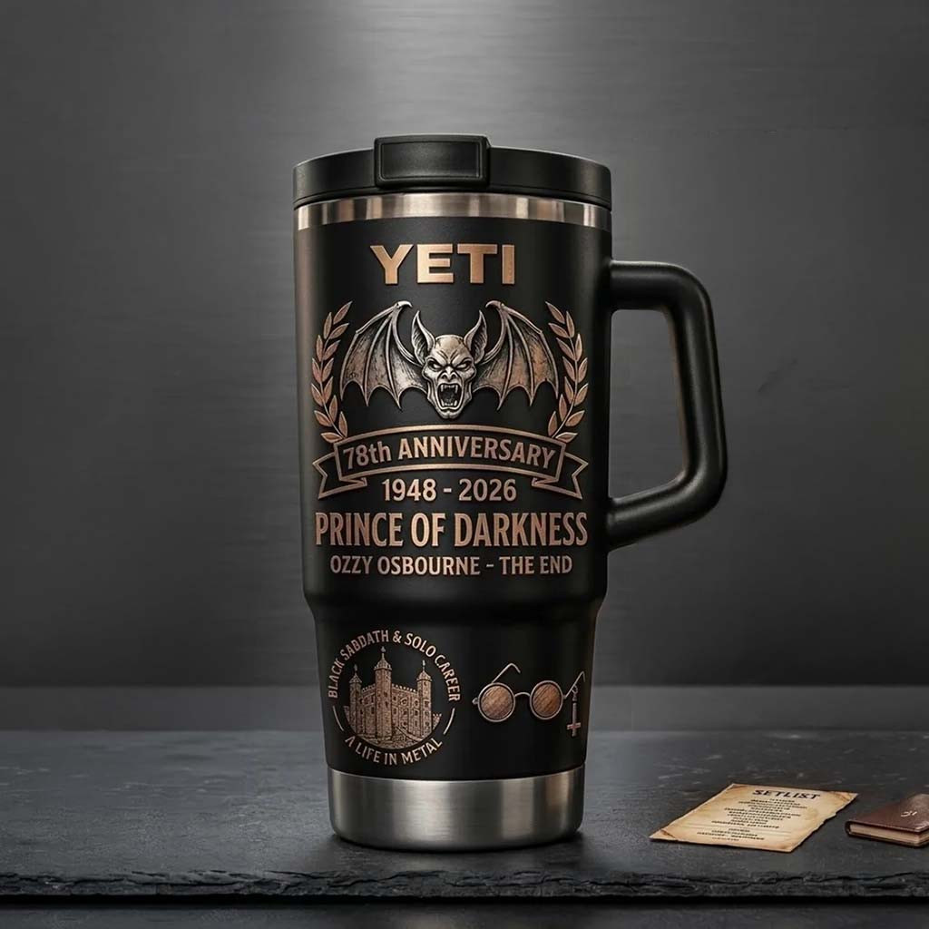 Ozzy Osbourne 78th Anniversary The End Tumbler Prince Of Darkness Ozzy Osbourne Merch Fan Gifts - Kdjoy Ozzy Osbourne 78th Anniversary The End Tumbler Prince Of Darkness Ozzy Osbourne Merch Fan Gifts - Kdjoy