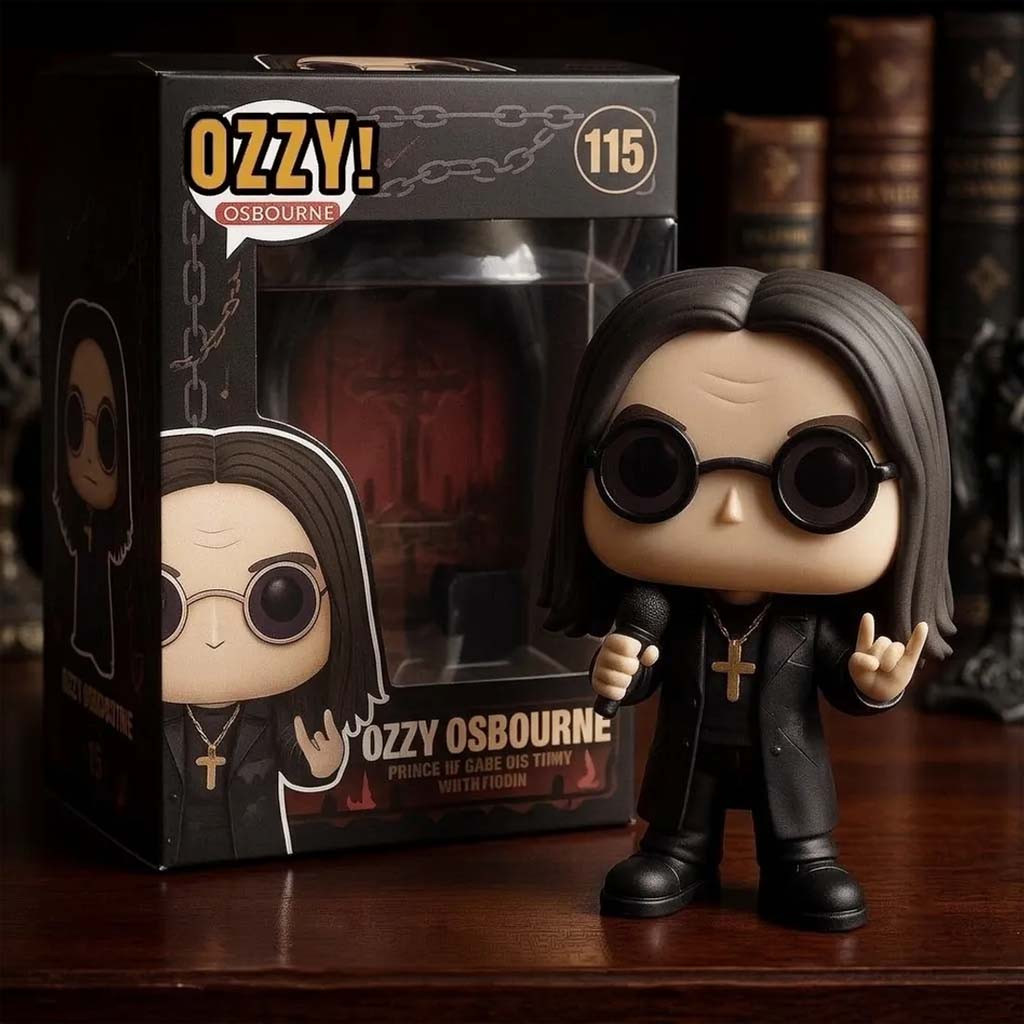 Ozzy Osbourne Funko Pop Prince Of Darkness Ozzy Osbourne Merch Gifts For Music Lovers - Kdjoy