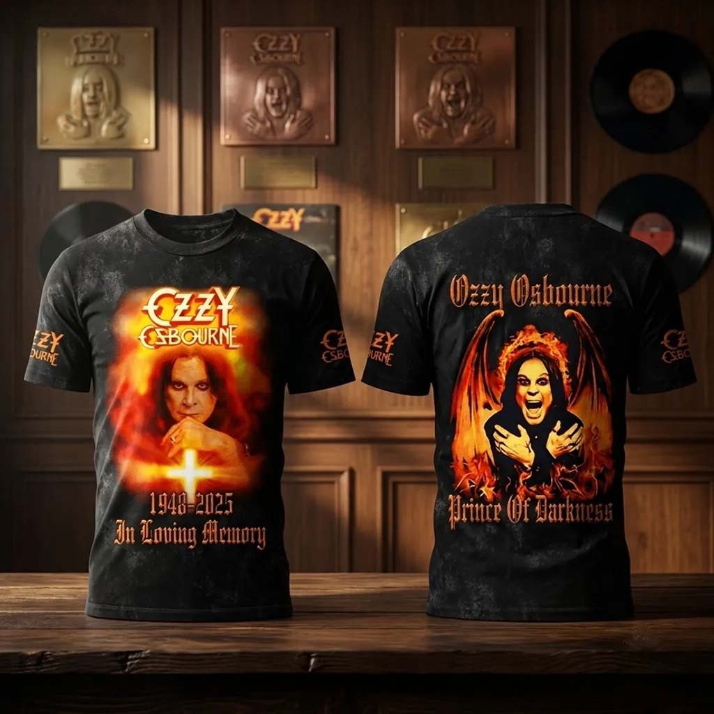 Ozzy Osbourne In Loving Memory Black T-Shirt Prince Of Darkness Shirt Ozzy Osbourne Merch - Kdjoy Ozzy Osbourne In Loving Memory Black T-Shirt Prince Of Darkness Shirt Ozzy Osbourne Merch - Kdjoy