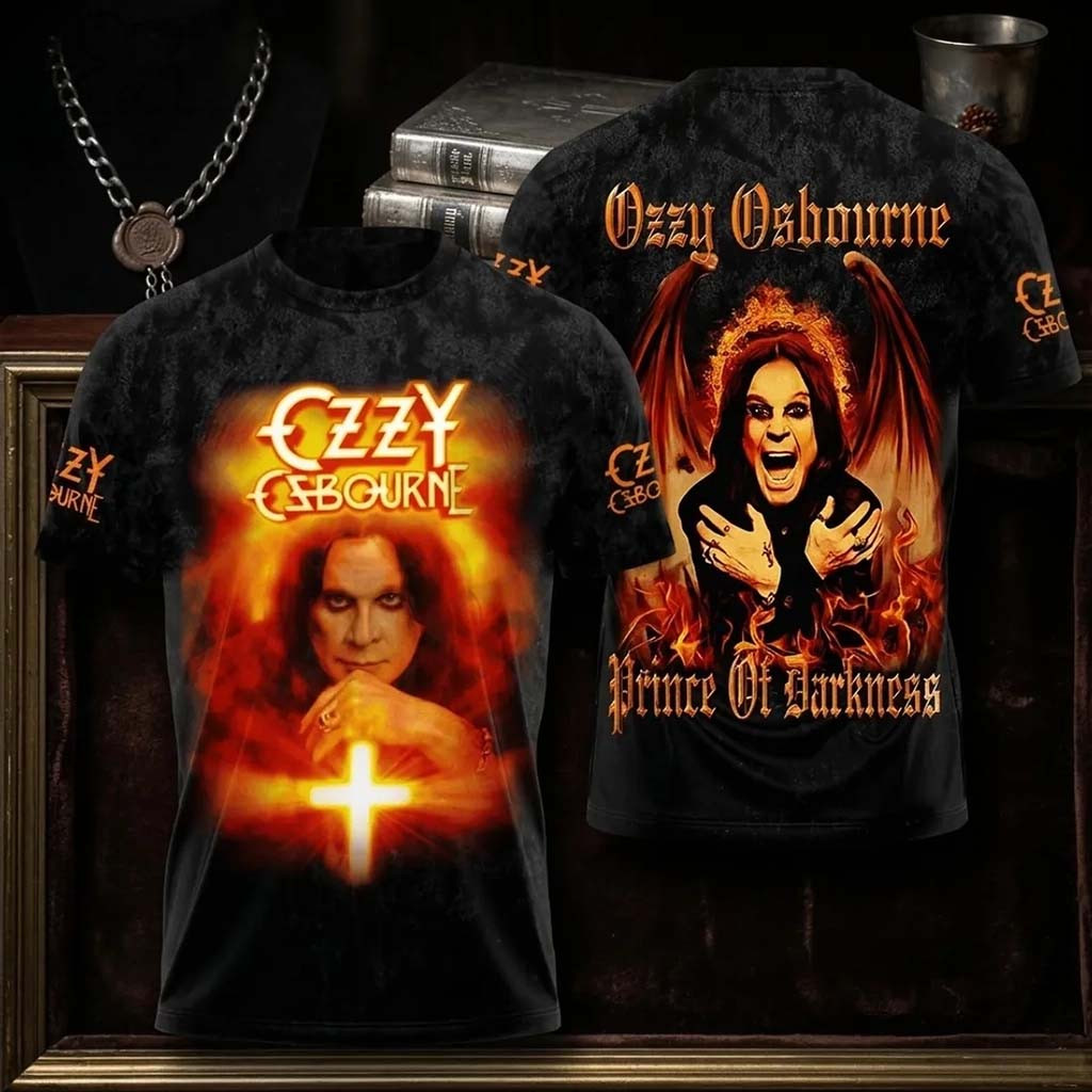 Ozzy Osbourne Prince of Darkness Black T-Shirt 2026 Ozzy Osbourne Merch Gift For Fans - Kdjoy Ozzy Osbourne Prince of Darkness Black T-Shirt 2026 Ozzy Osbourne Merch Gift For Fans - Kdjoy