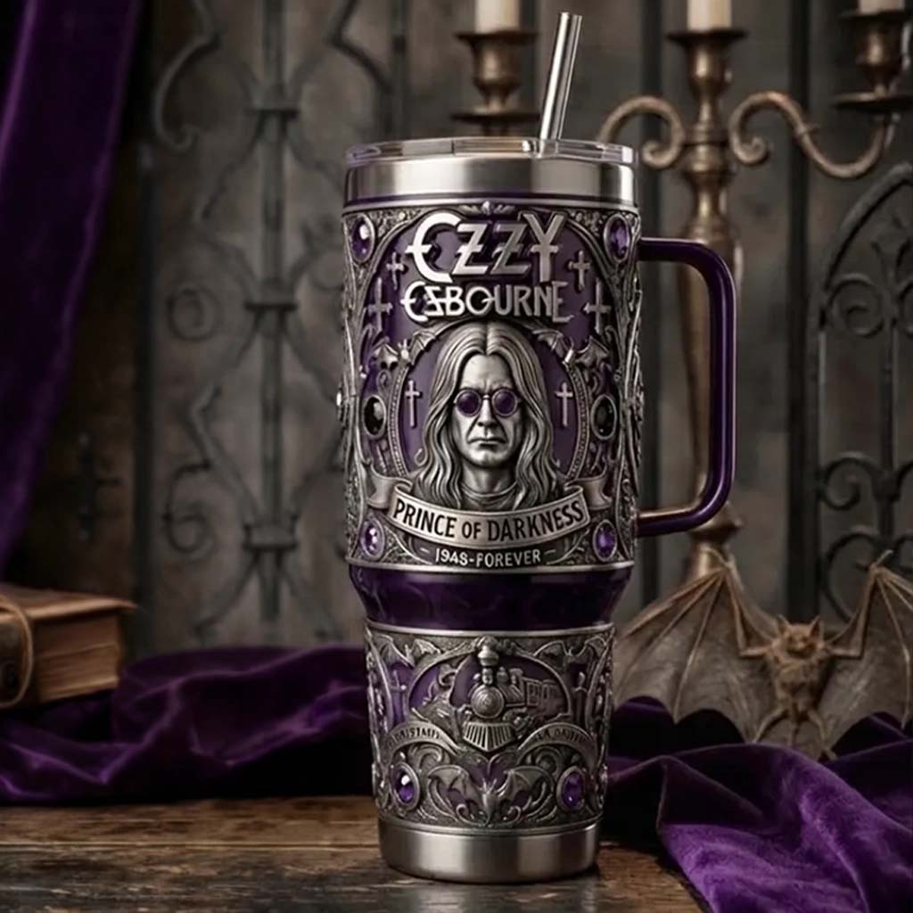 Ozzy Osbourne Prince of Darkness Stanley Tumbler Ozzy Osbourne Merch Gift For Music Fans - Kdjoy Ozzy Osbourne Prince of Darkness Stanley Tumbler Ozzy Osbourne Merch Gift For Music Fans - Kdjoy