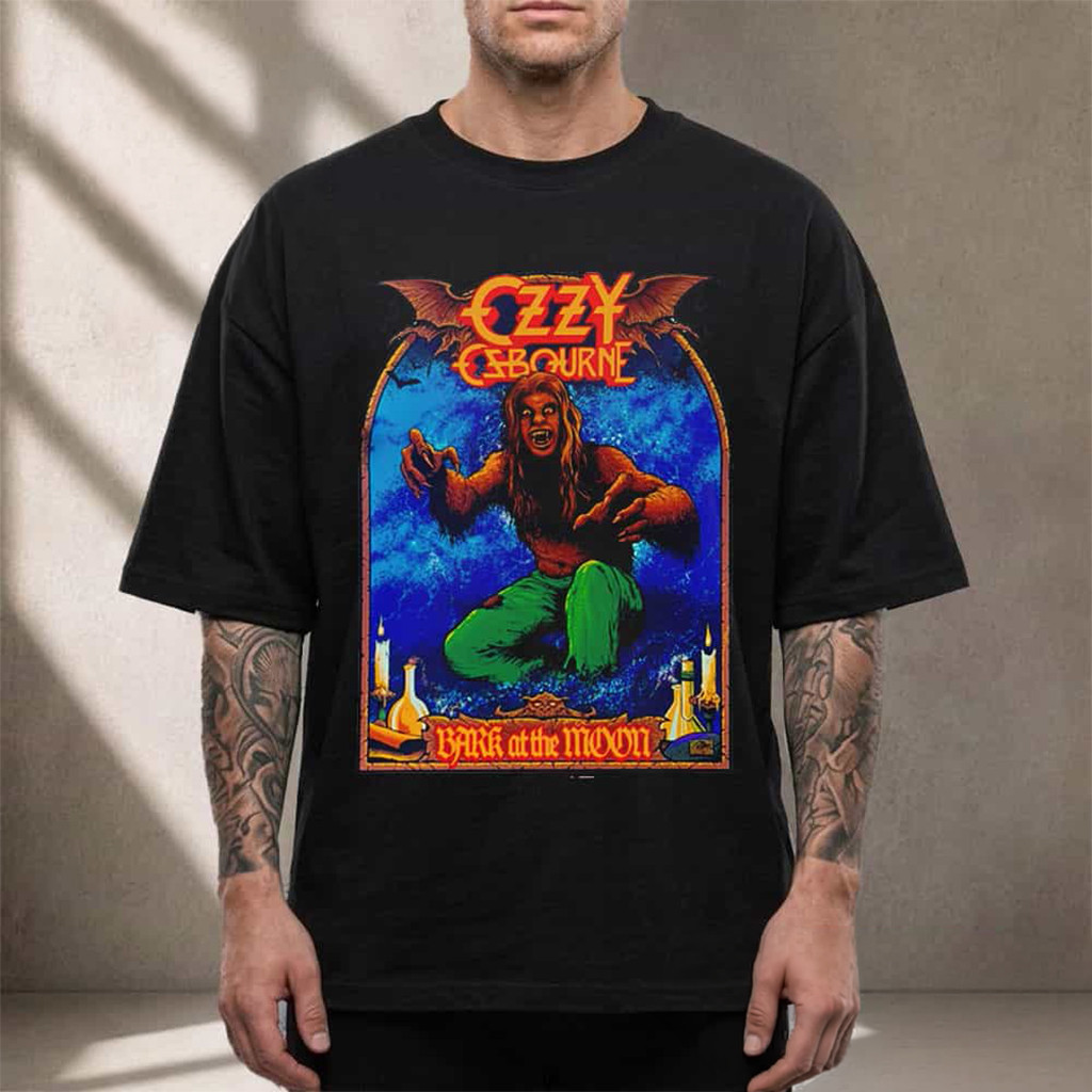 Ozzy Osbourne X Collectionzz Bark At The Moon Fine 2026 T-Shirt Ozzy Osbourne Merch Fan Gifts - Kdjoy