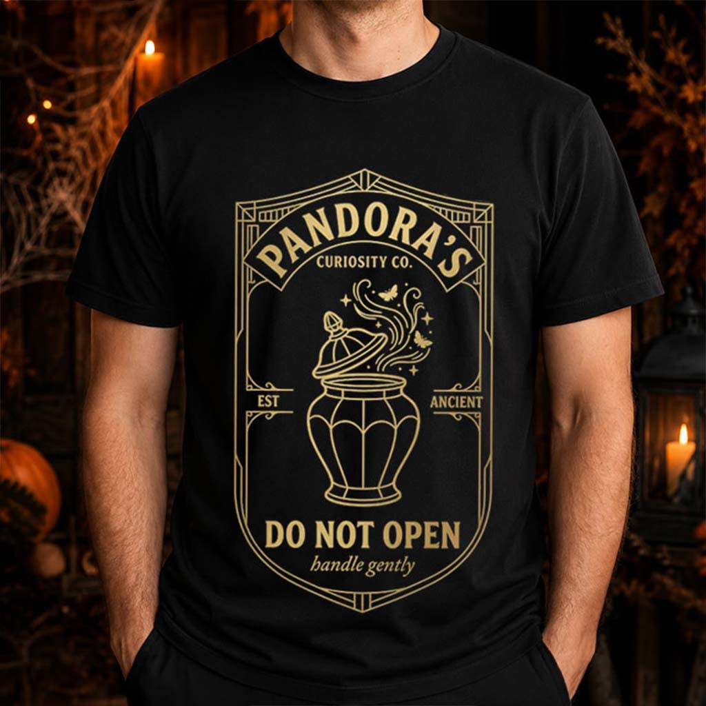 Pandora's Box Curiosity Co T-Shirt Do Not Open Shirt Greek Mythology Gifts Ideas - Kdjoy