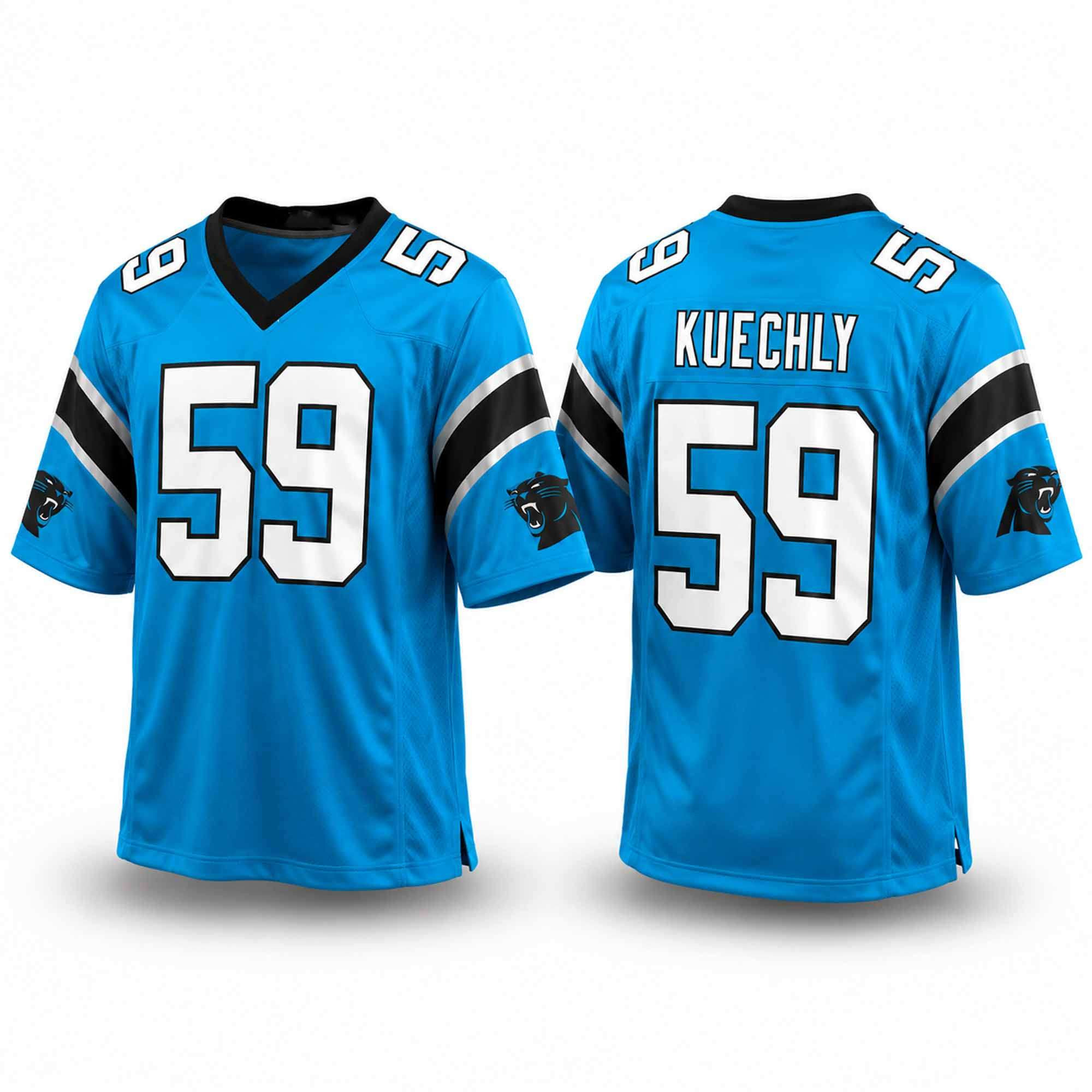 Panthers Luke Kuechly No 59 Jersey Carolina Panthers Merch Best Gift For Football Lovers - Kdjoy