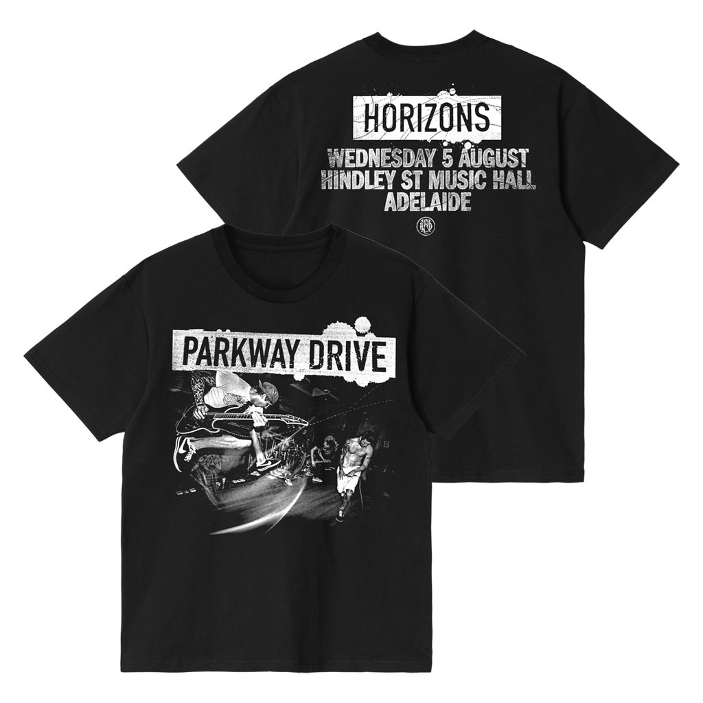 Parkway Drive Rock Merch 2026 Adelaide Horizons AUG 5 T-Shirt Gift For Band Fans - Kdjoy