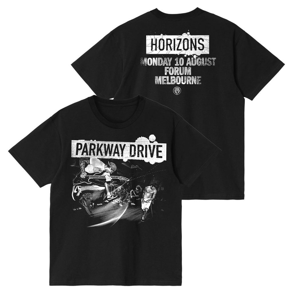 Parkway Drive Rock Merch 2026 Melbourne Horizons AUG 10 T-Shirt Gifts For Rock Music Lovers - Kdjoy