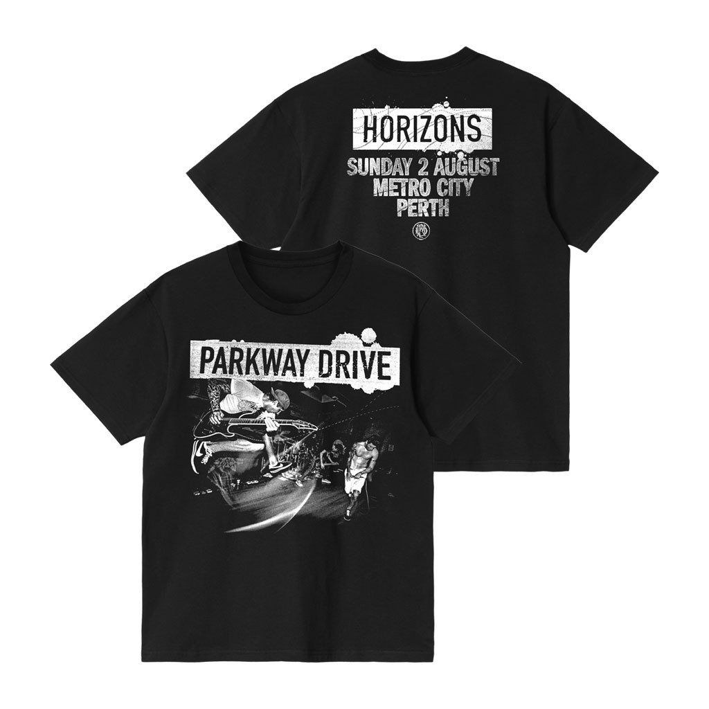 Parkway Drive Rock Merch 2026 Perth Horizons AUG 2 T-Shirt Cool Gifts For Music Lovers - Kdjoy