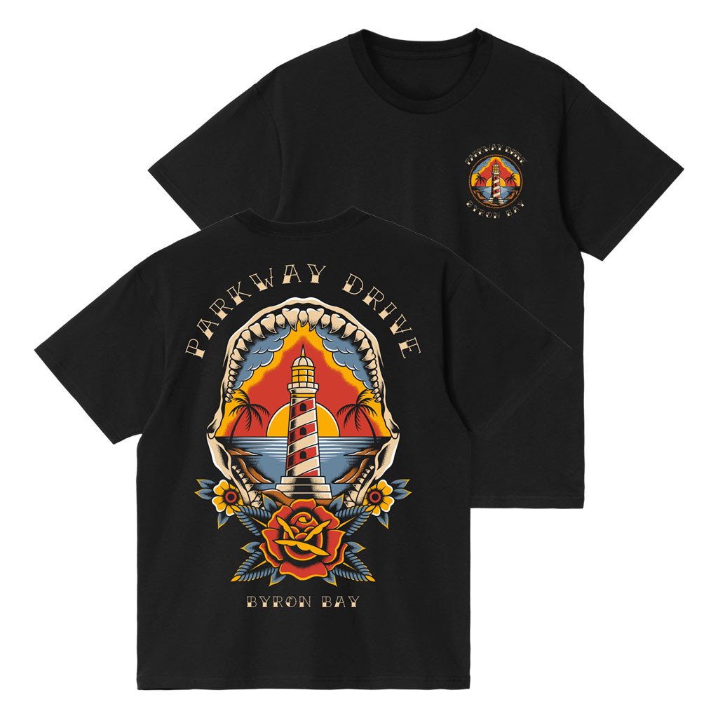 Parkway Drive Rock Merch 2026 Shark Jaw T-Shirt Presents For Rock Music Lovers - Kdjoy
