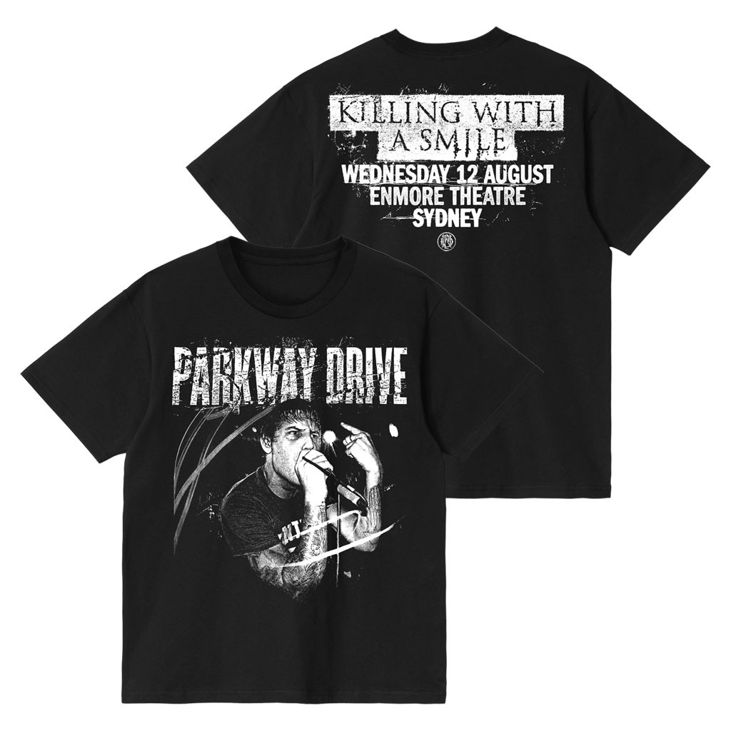 Parkway Drive Rock Merch 2026 Sydney KWAS AUG 12 T-Shirt Gifts For A Rock Music Lover - Kdjoy Parkway Drive Rock Merch 2026 Sydney KWAS AUG 12 T-Shirt Gifts For A Rock Music Lover - Kdjoy