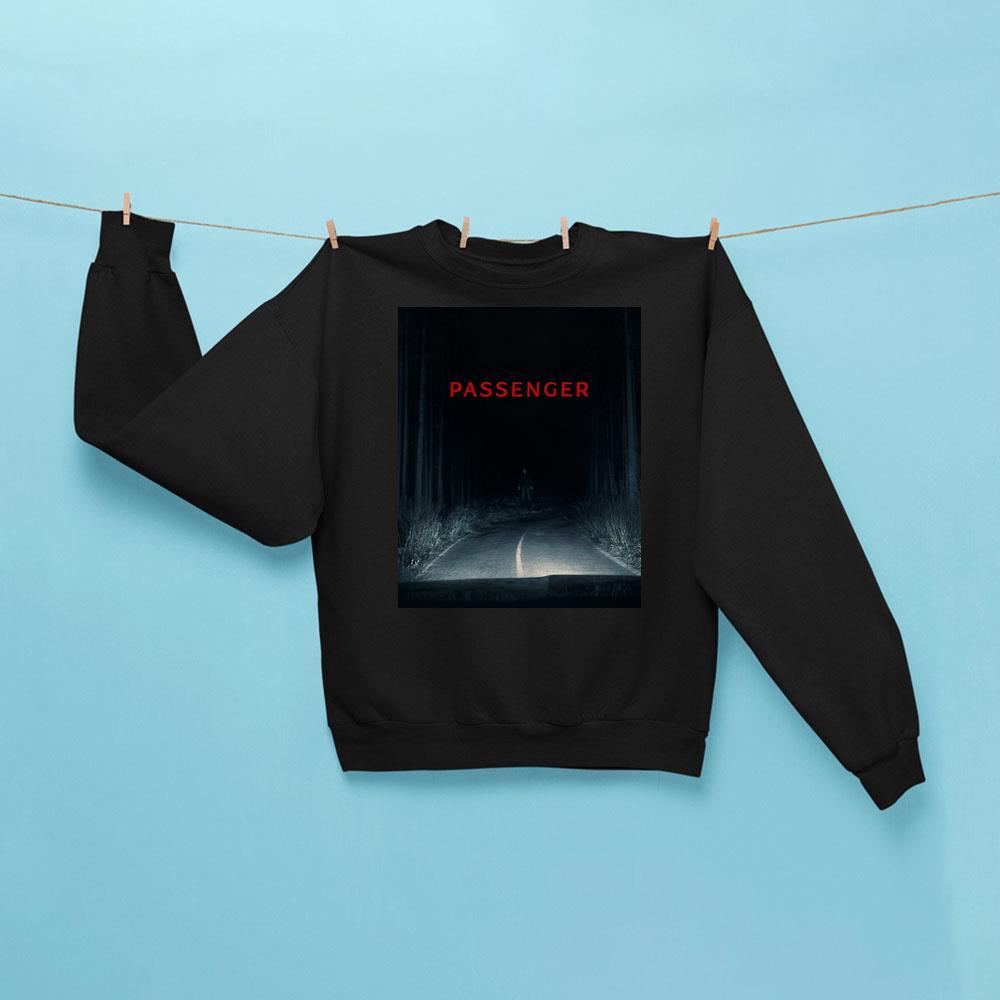 Passenger Horror Movie 2026 Sweatshirt Black Passenger Merch Gifts For Horror Lovers - Kdjoy Passenger Horror Movie 2026 Sweatshirt Black Passenger Merch Gifts For Horror Lovers - Kdjoy