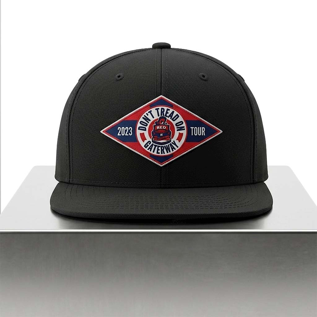Pate State Don't Tread On Saturday Tour 2026 Snapback Hat Embroidered Pate State Material Merch Pate State Don't Tread On Saturday Tour 2026 Snapback Hat Embroidered Pate State Material Merch