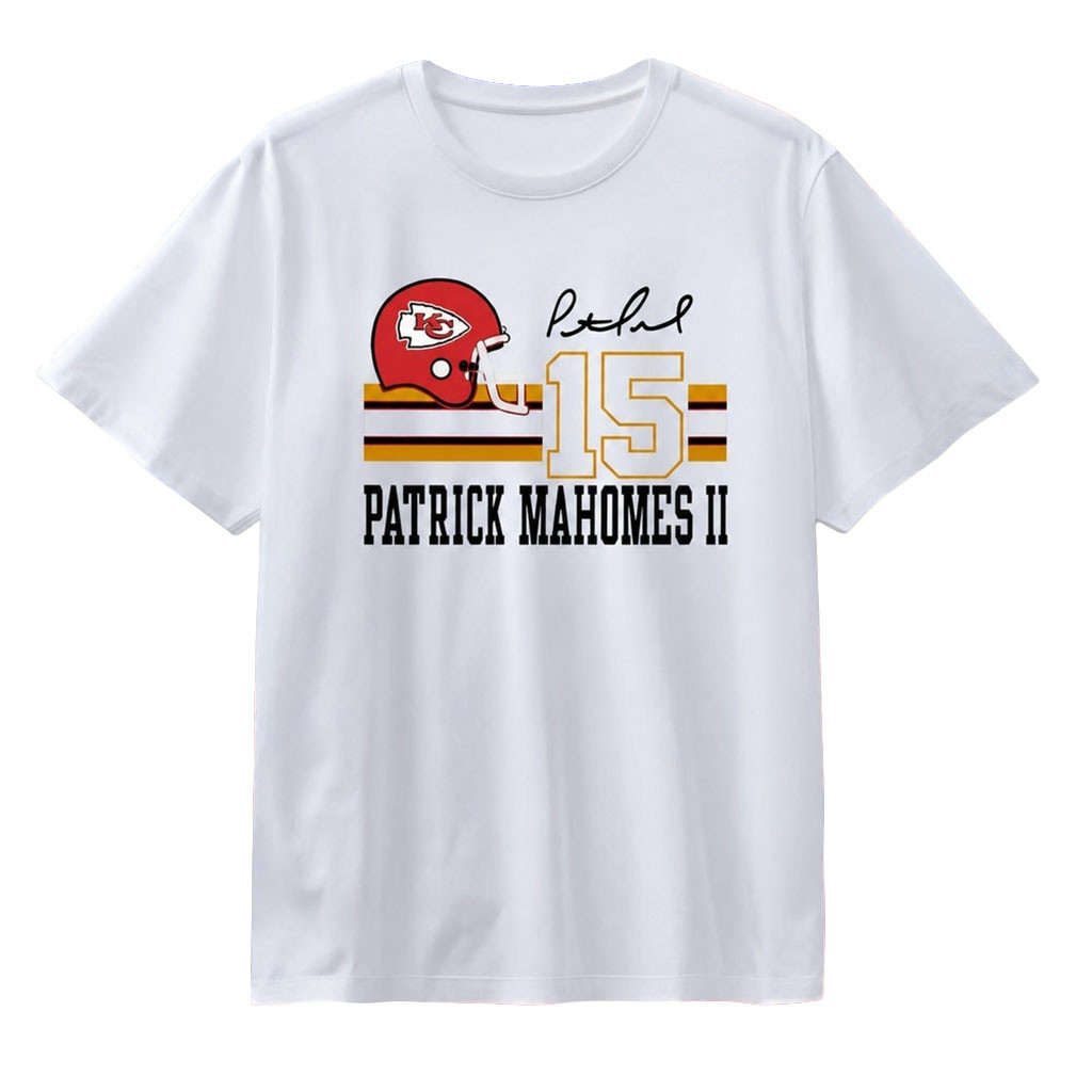 Patrick Mahomes II Kansas City Chiefs 15 Signature T-Shirt Chiefs Merch Football Fan Gifts - Kdjoy Patrick Mahomes II Kansas City Chiefs 15 Signature T-Shirt Chiefs Merch Football Fan Gifts - Kdjoy