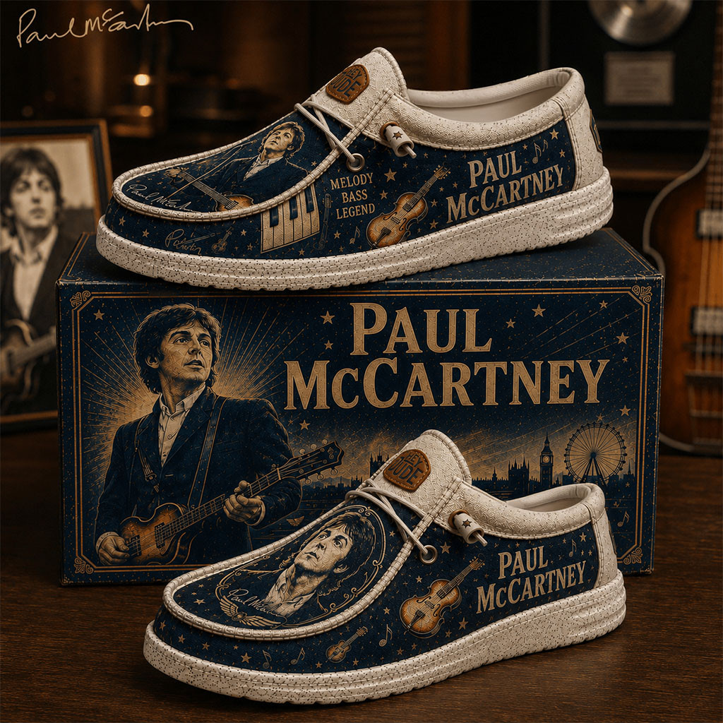 Paul McCartney Melody Bass Legend Shoes Paul McCartney Merch Present For Music Lovers - Kdjoy Paul McCartney Melody Bass Legend Shoes Paul McCartney Merch Present For Music Lovers - Kdjoy