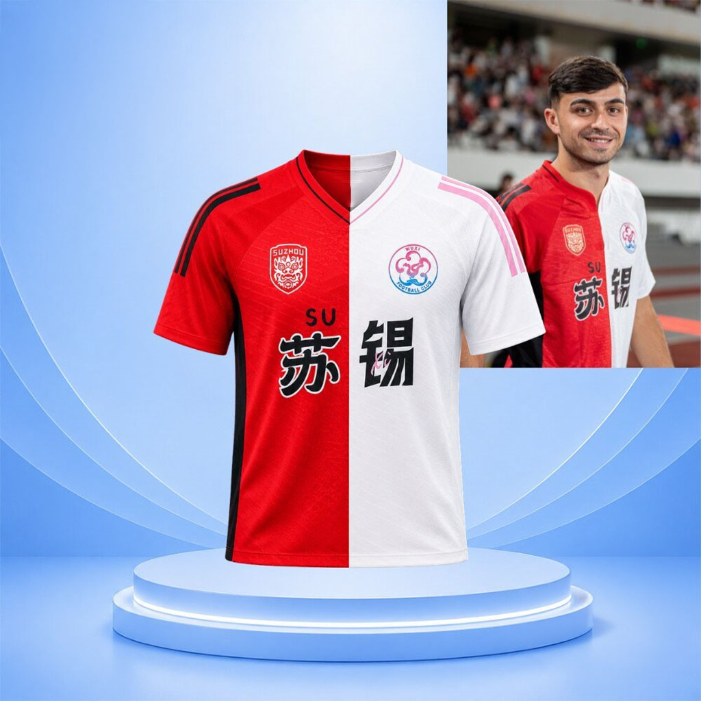 Pedri Suzhou Wuxi Split Soccer Jersey Cool Half And Half Shirt Pedri Merch Fan Gifts - Kdjoy Pedri Suzhou Wuxi Split Soccer Jersey Cool Half And Half Shirt Pedri Merch Fan Gifts - Kdjoy