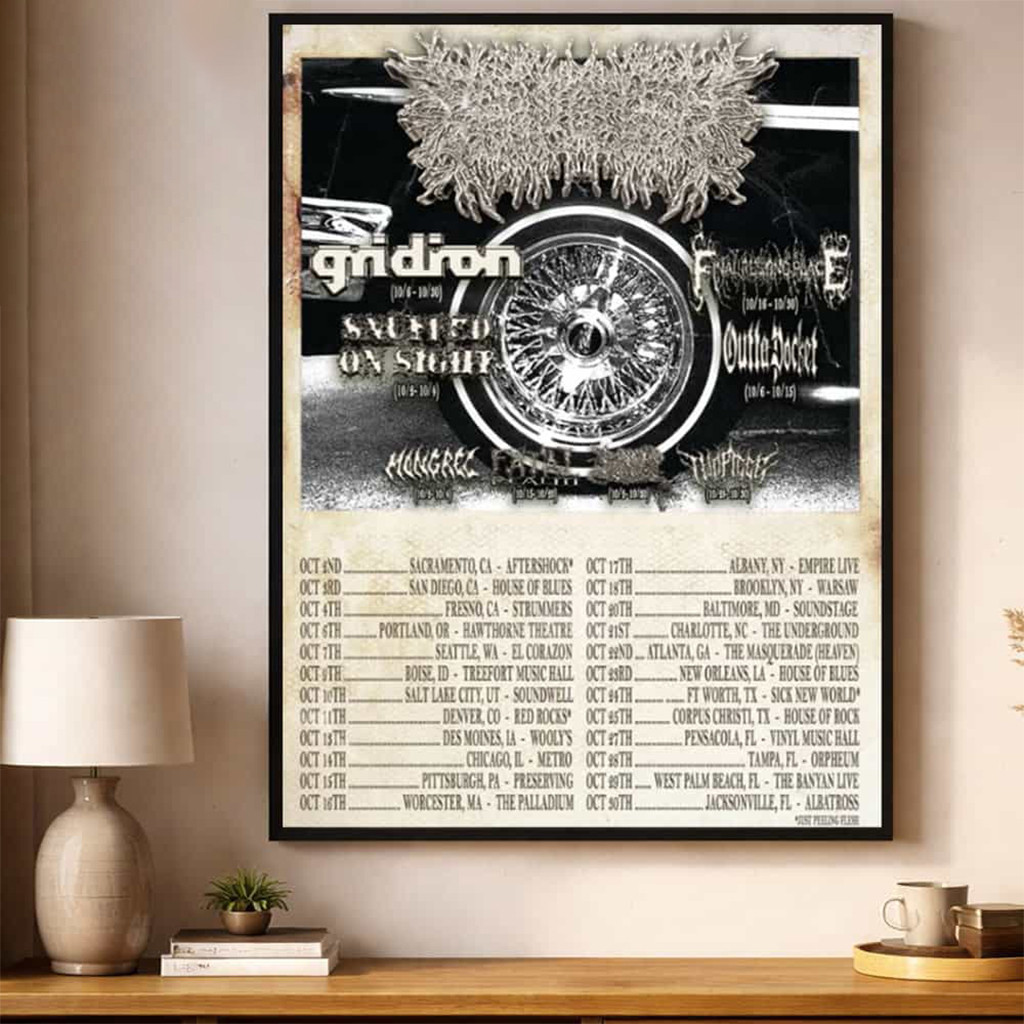 PeelingFlesh Album Release Tour 2026 Schedule Tour Dates Poster PeelingFlesh Merch Fan Gifts - Kdjoy PeelingFlesh Album Release Tour 2026 Schedule Tour Dates Poster PeelingFlesh Merch Fan Gifts - Kdjoy