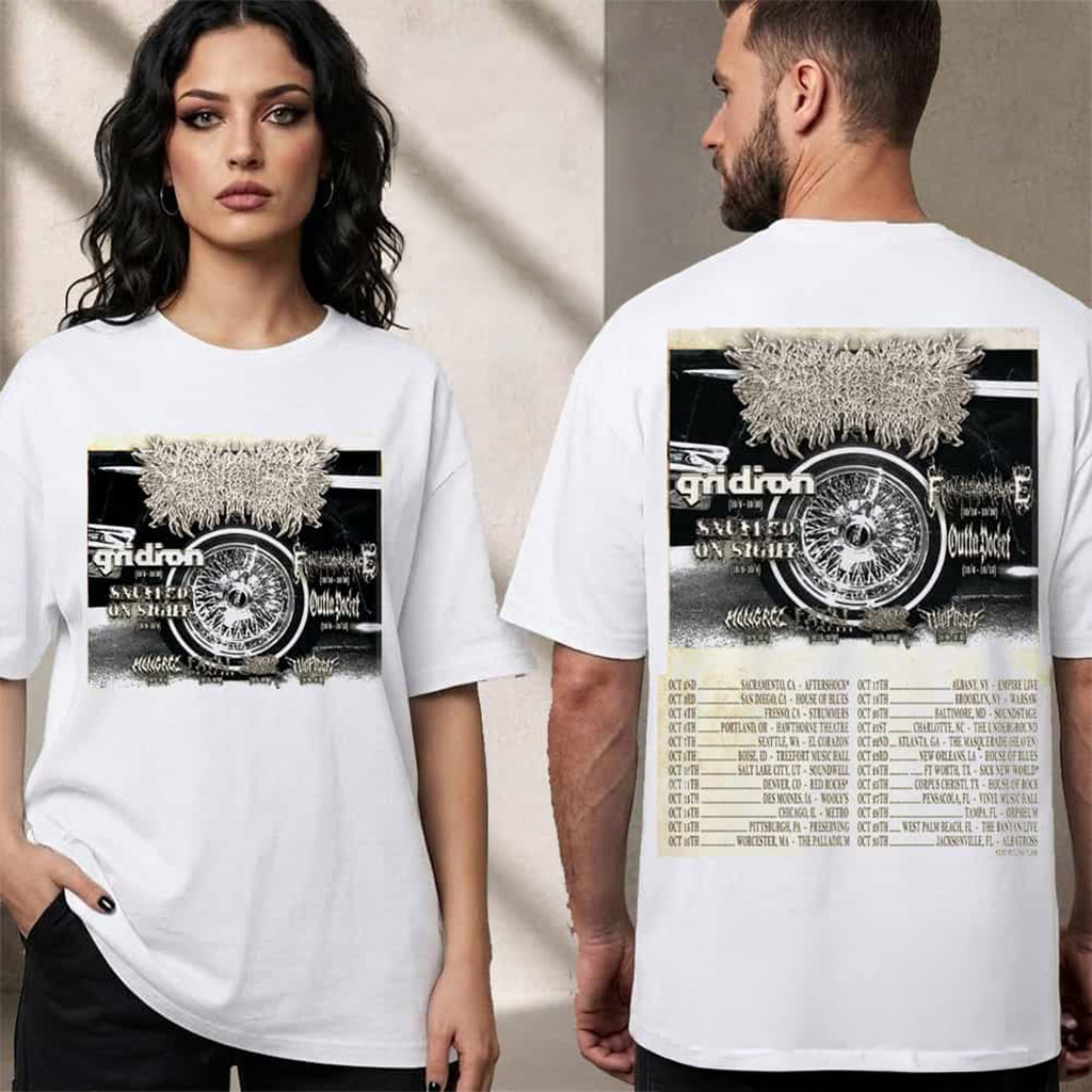 PeelingFlesh Album Release Tour 2026 Schedule Tour Dates T-Shirt PeelingFlesh Merch Fan Gifts - Kdjoy