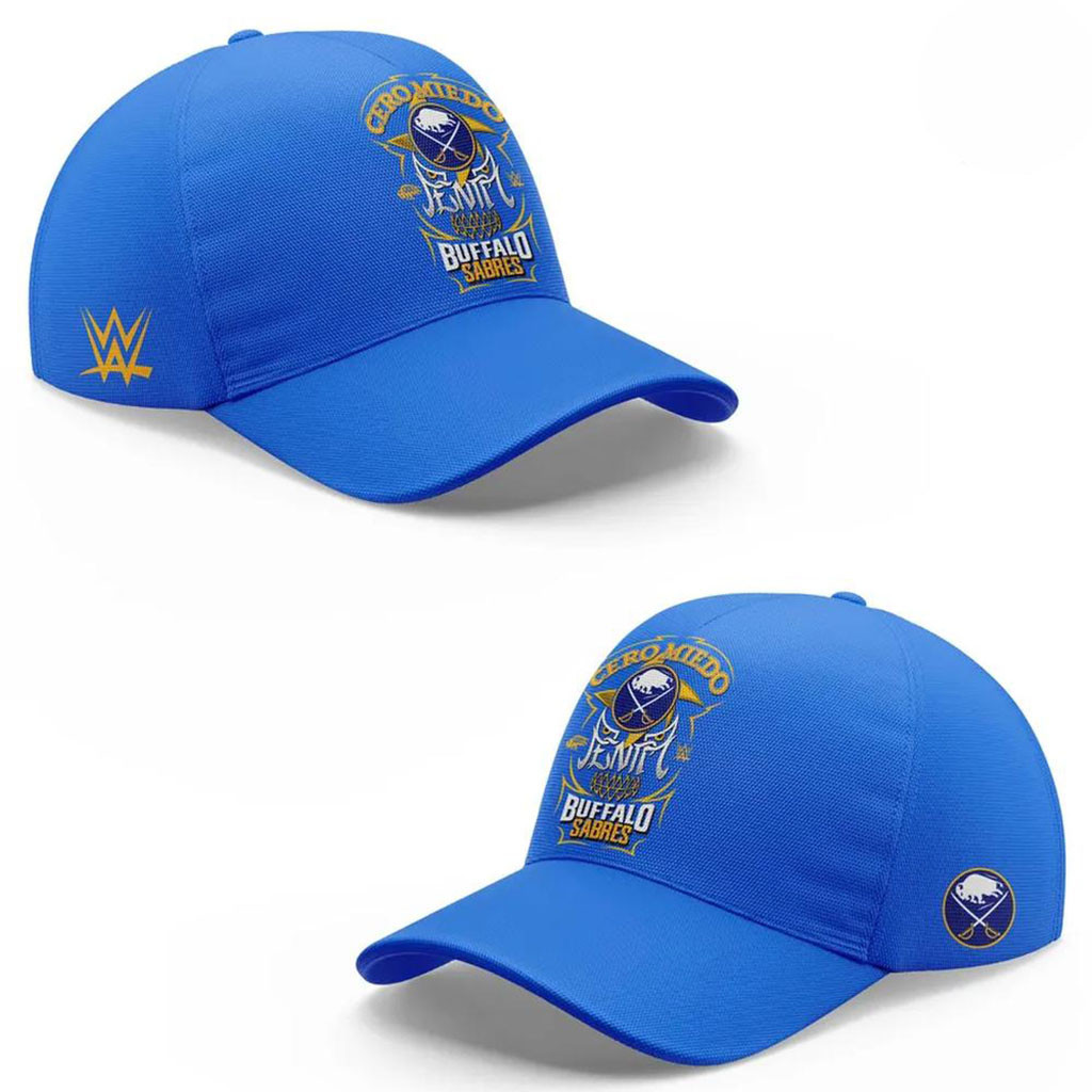 Penta Cero Miedo Buffalo Sabres Lucha Libre Hockey Hat Buffalo Sabres Merch Gifts For Him - Kdjoy