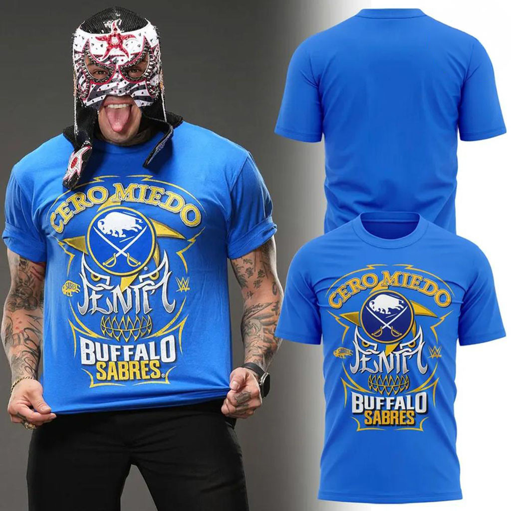 Penta Cero Miedo Buffalo Sabres Lucha Libre Hockey Shirt Buffalo Sabres Merch Gifts For Fans - Kdjoy